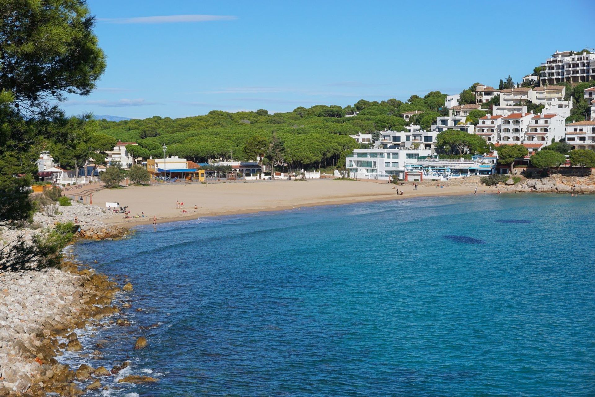 Blue Flag Montgo beach is perfect for a low-key family day out unwinding by the coast