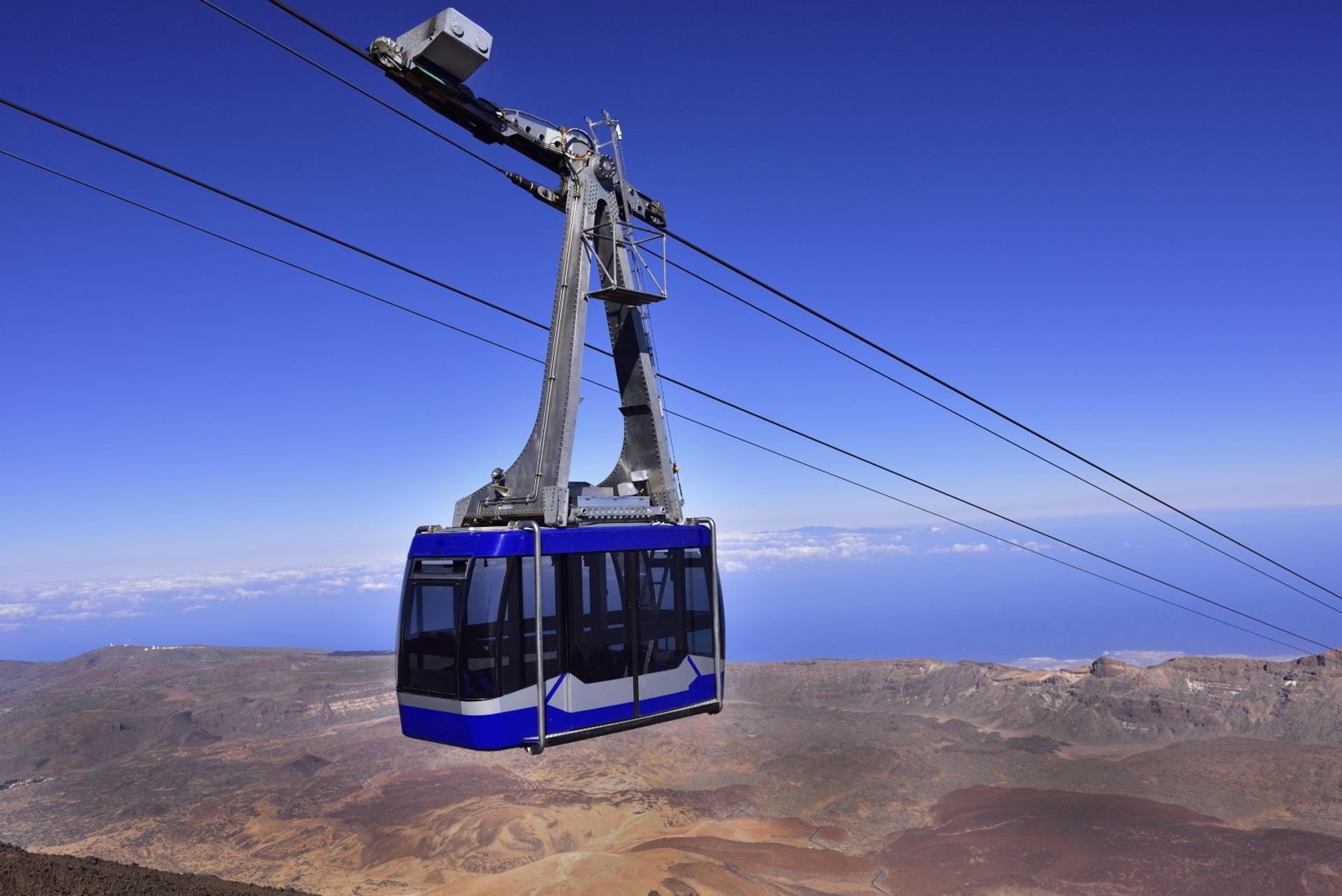 A cable car in the island's centre should take you almost to the highest peak in all of Spain!