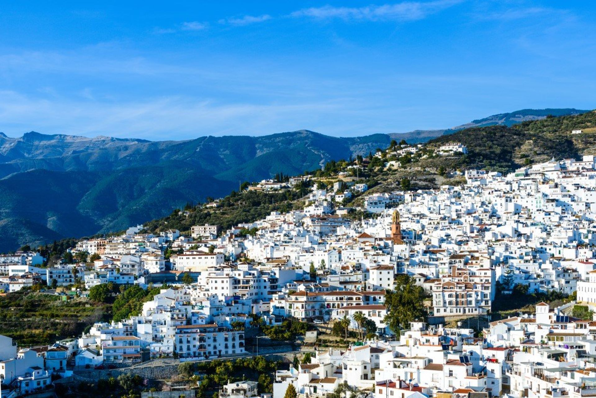 Competa is a whitewashed inland village with a whole lot of Andalucian charm and incredible mountain views