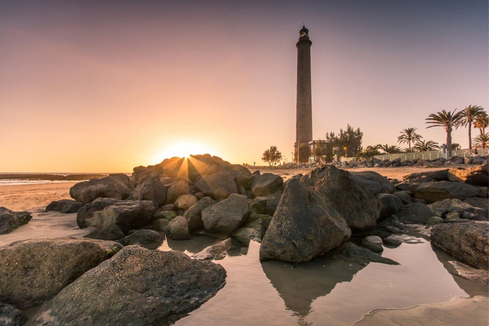 19th century Maspalomas Lighthouse is one of the most visited landmarks on the island