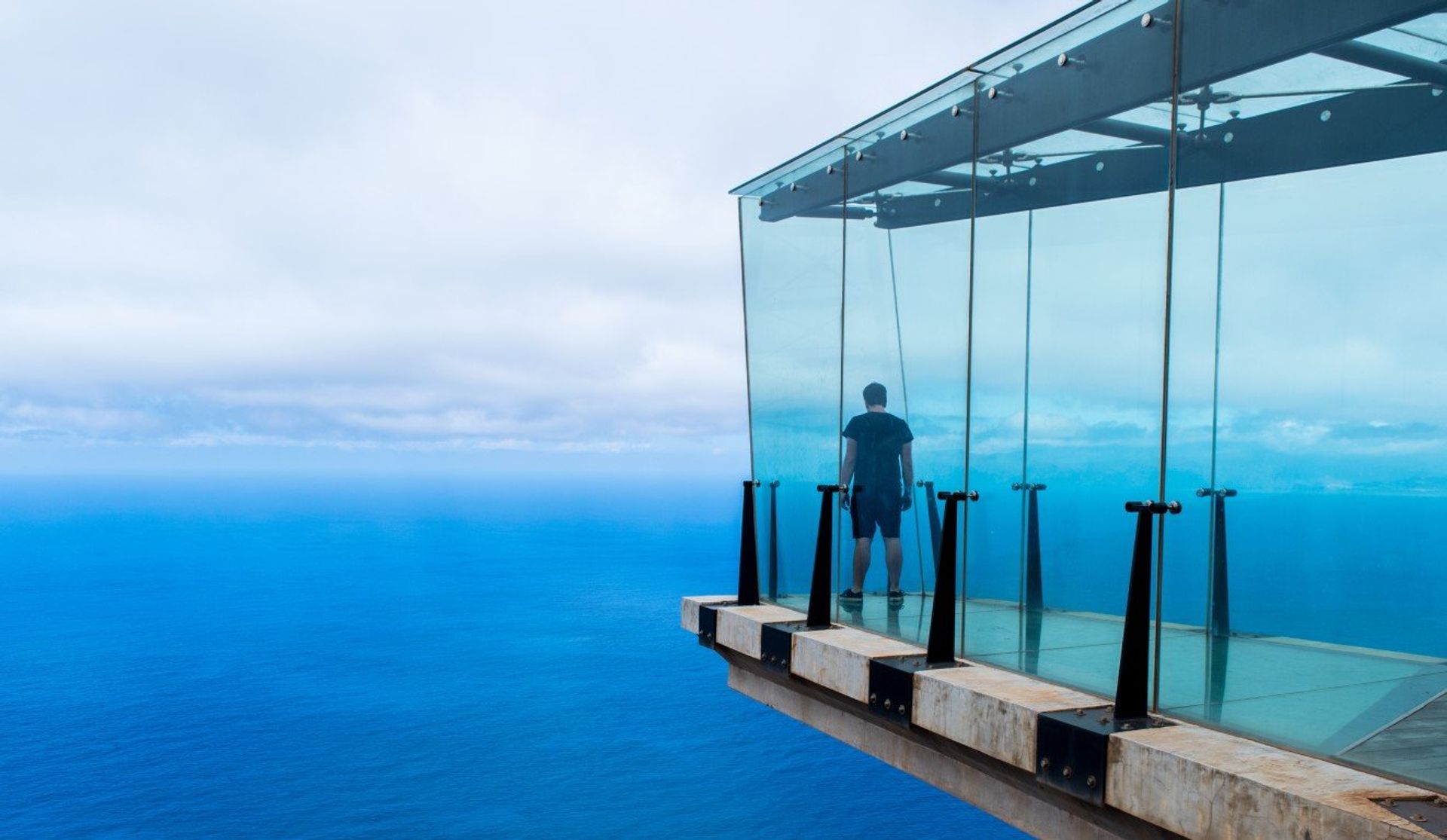 A window to the ocean! The Mirador de Abrante has a glass floor and is a definite attraction to tick off the list!