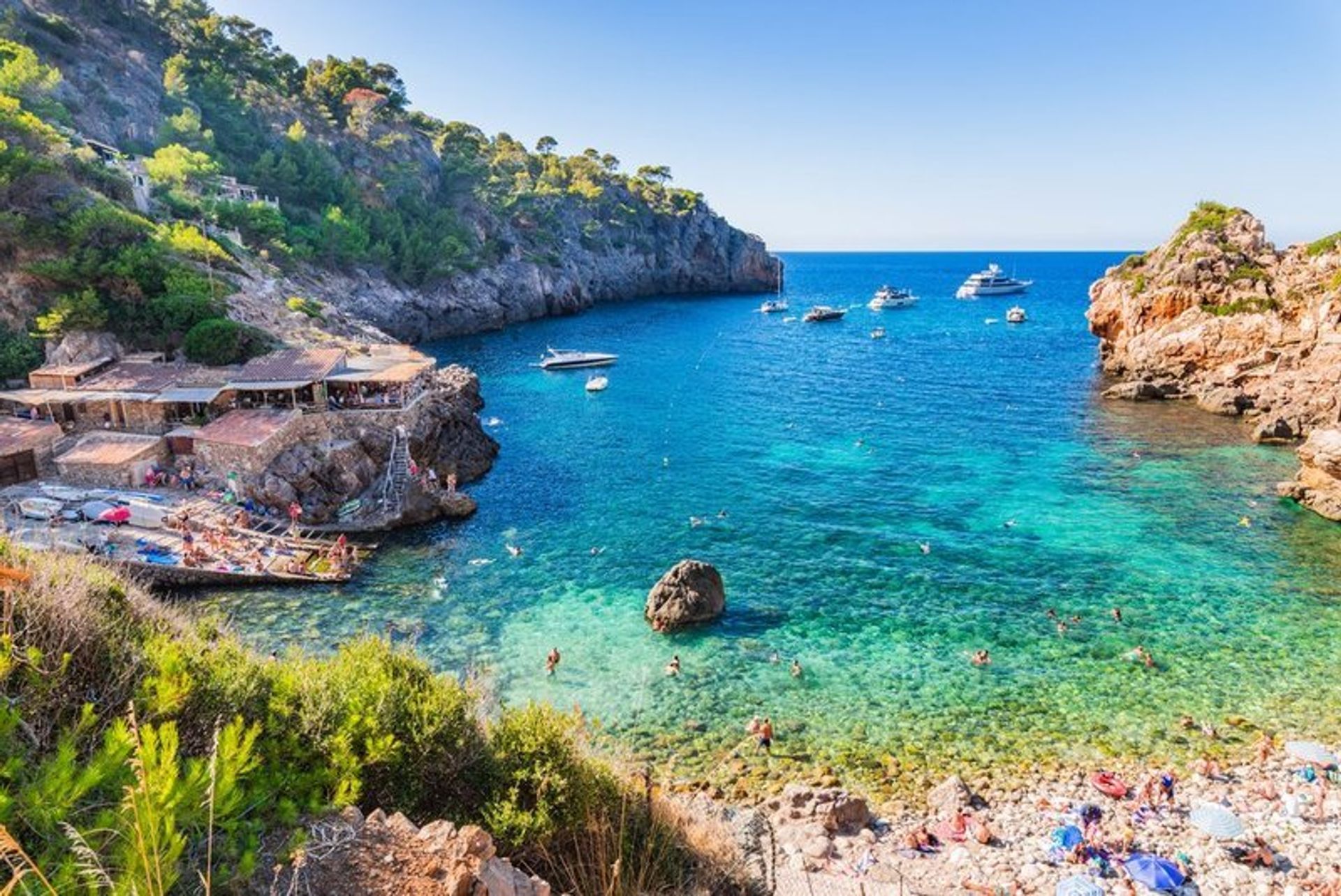 View of Cala Deia, Majorca