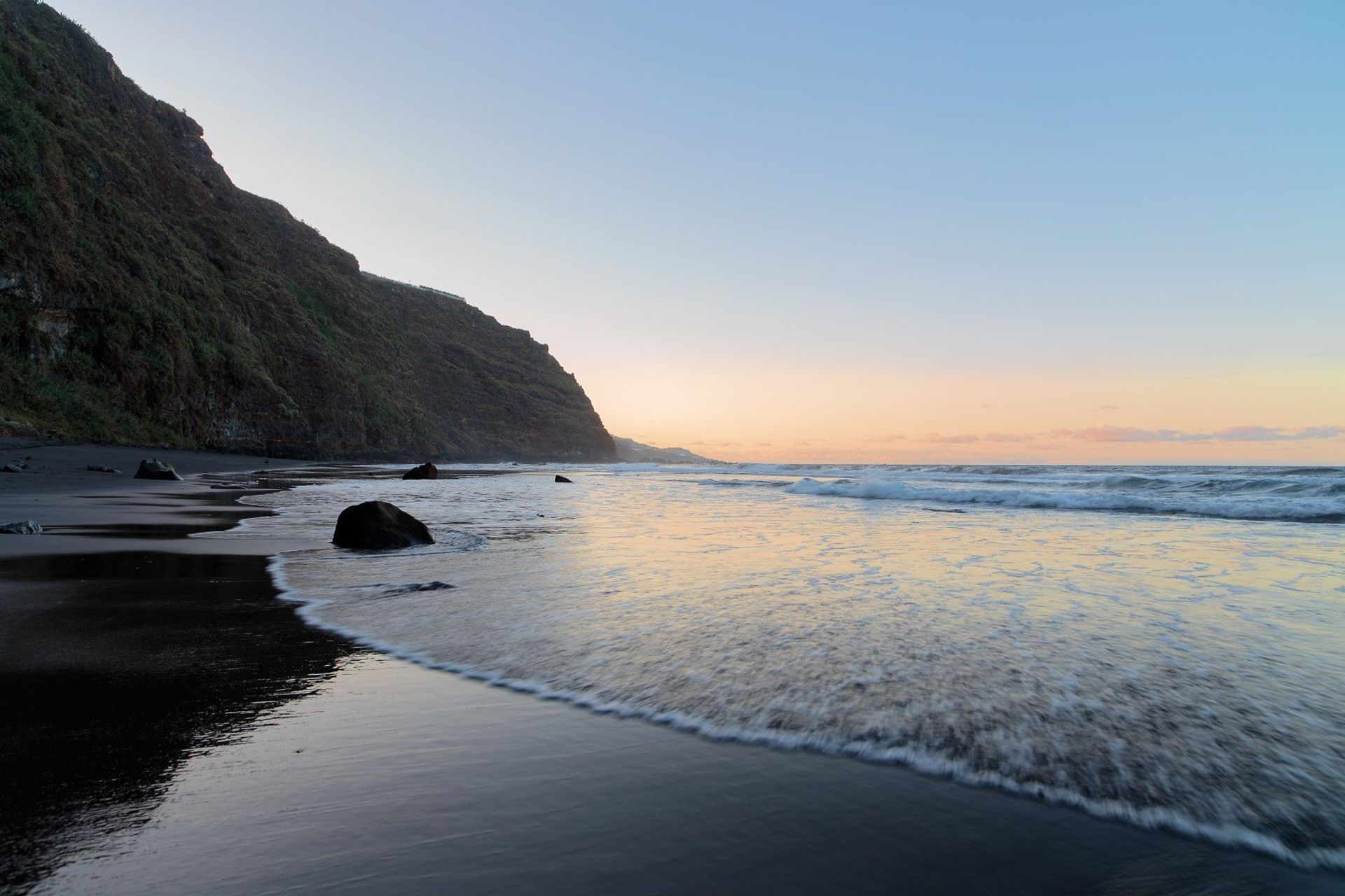 Soak up the sun or have a cooling dip in the crystal clear waters of Nogales beach