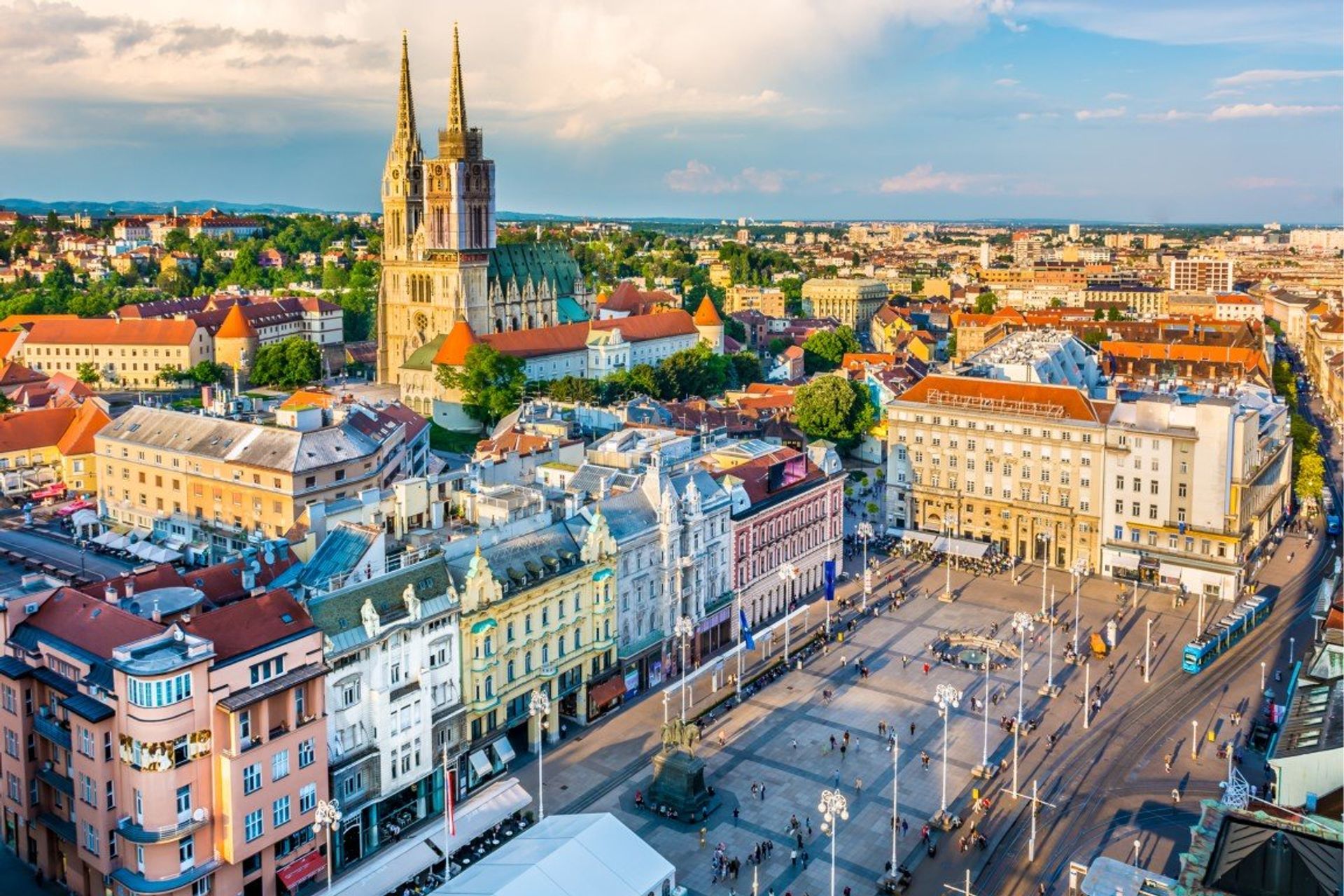 Zagreb city's main square is the beating heart of Croatian culture