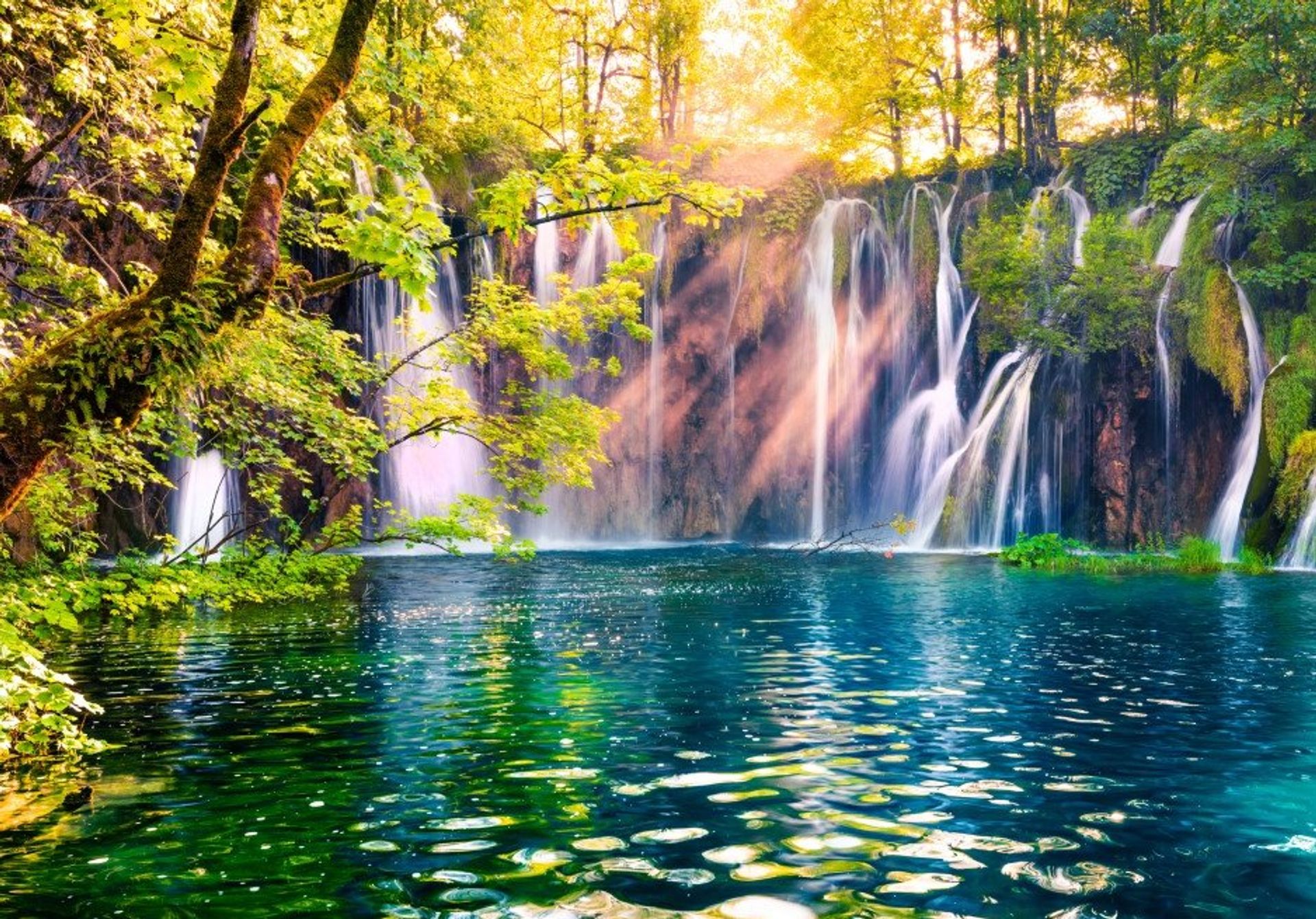 Plitvice Lakes Natural Park in Central Croatia is a wonder of unspoiled beauty