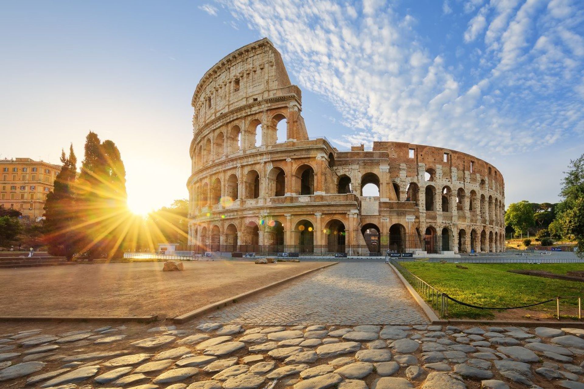 An iconic monument in the centre of the city, The Rome Colosseum is the largest amphitheatre ever built