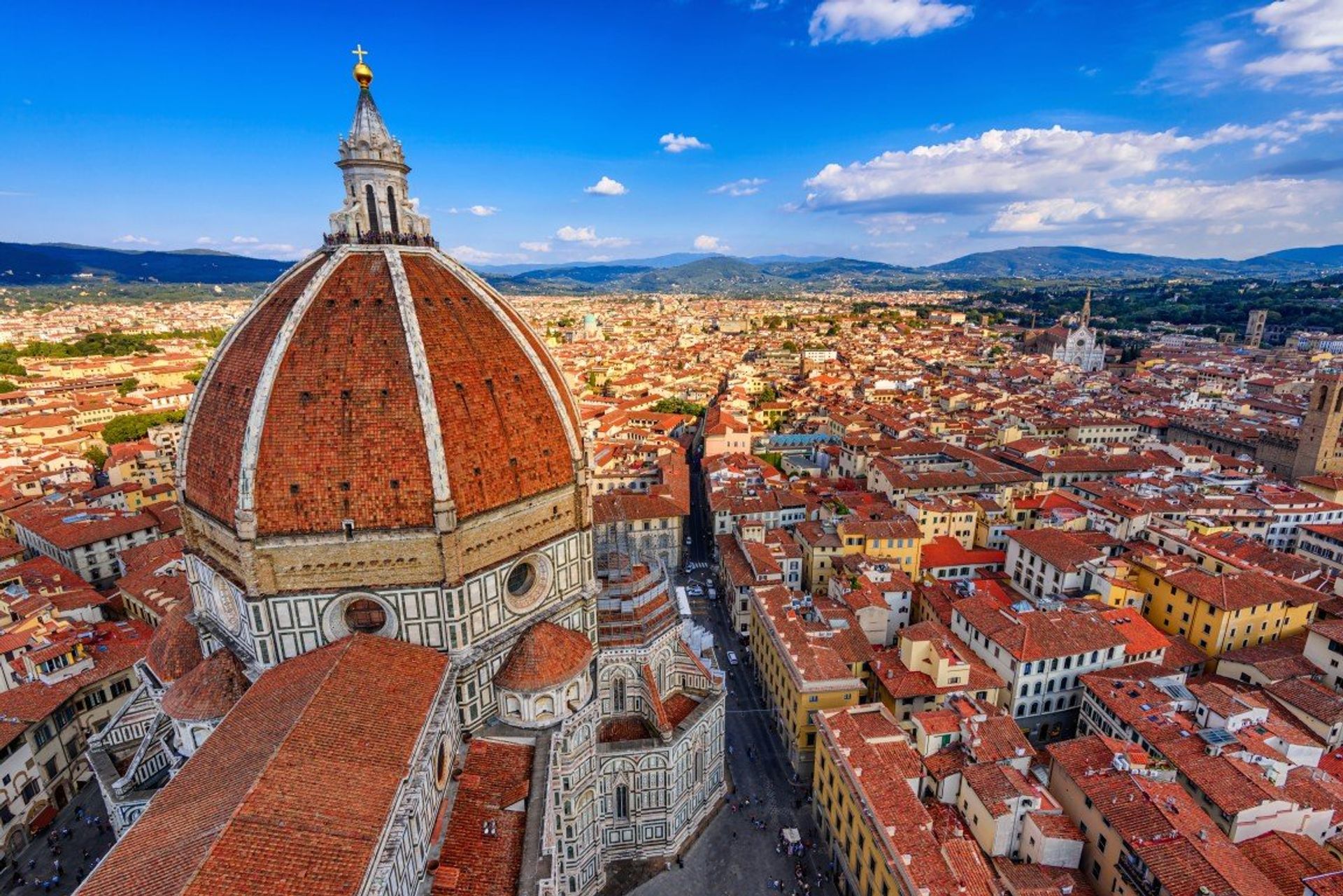 The Duomo in Florence showcases world famous Renaissance art and sculptures from the likes of Michaelangelo