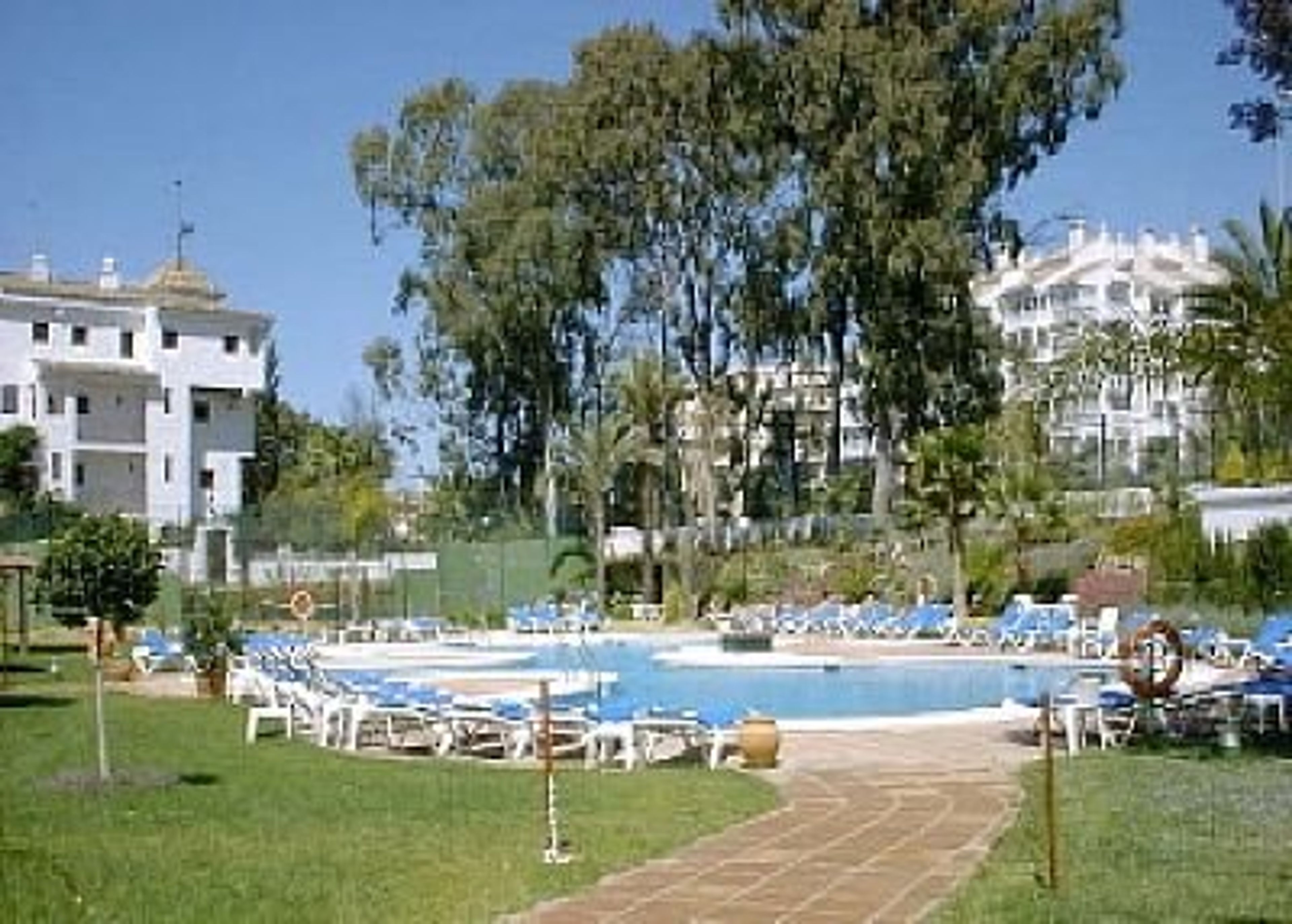 The pool at the complex