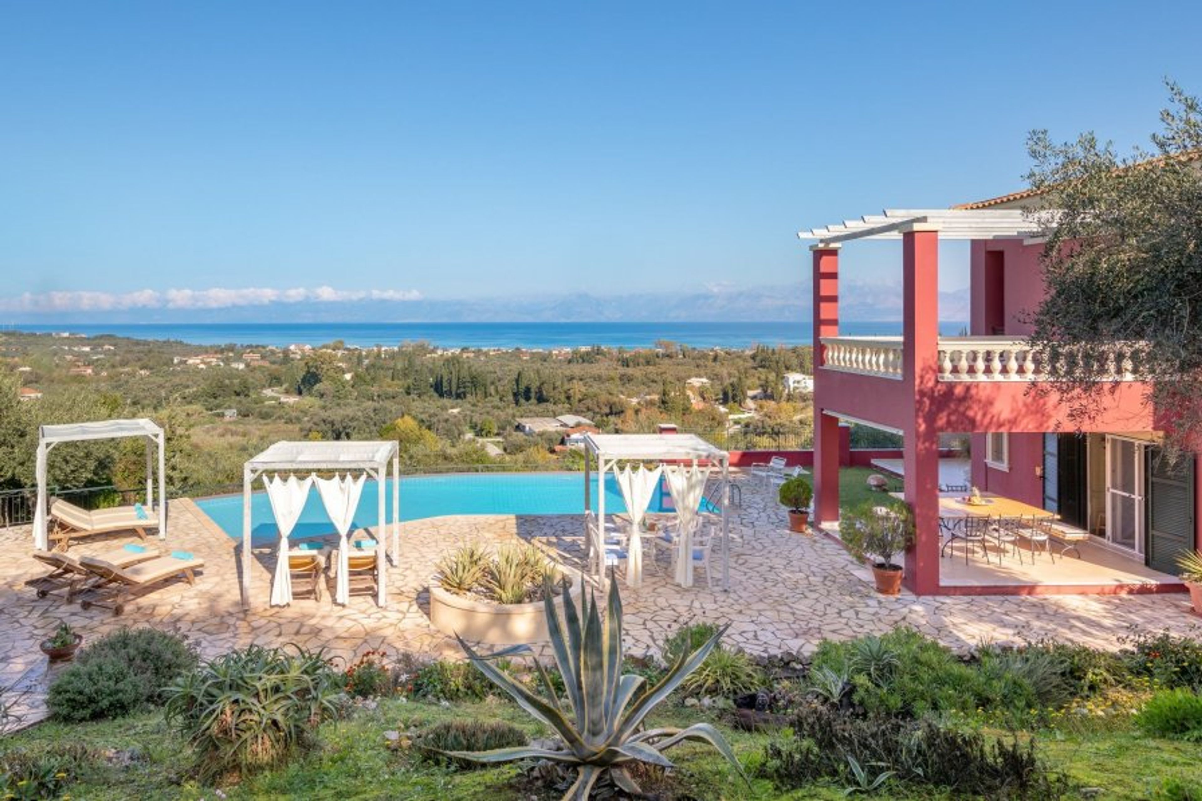 With several outside spaces and elevated mesmerizing views of the sea