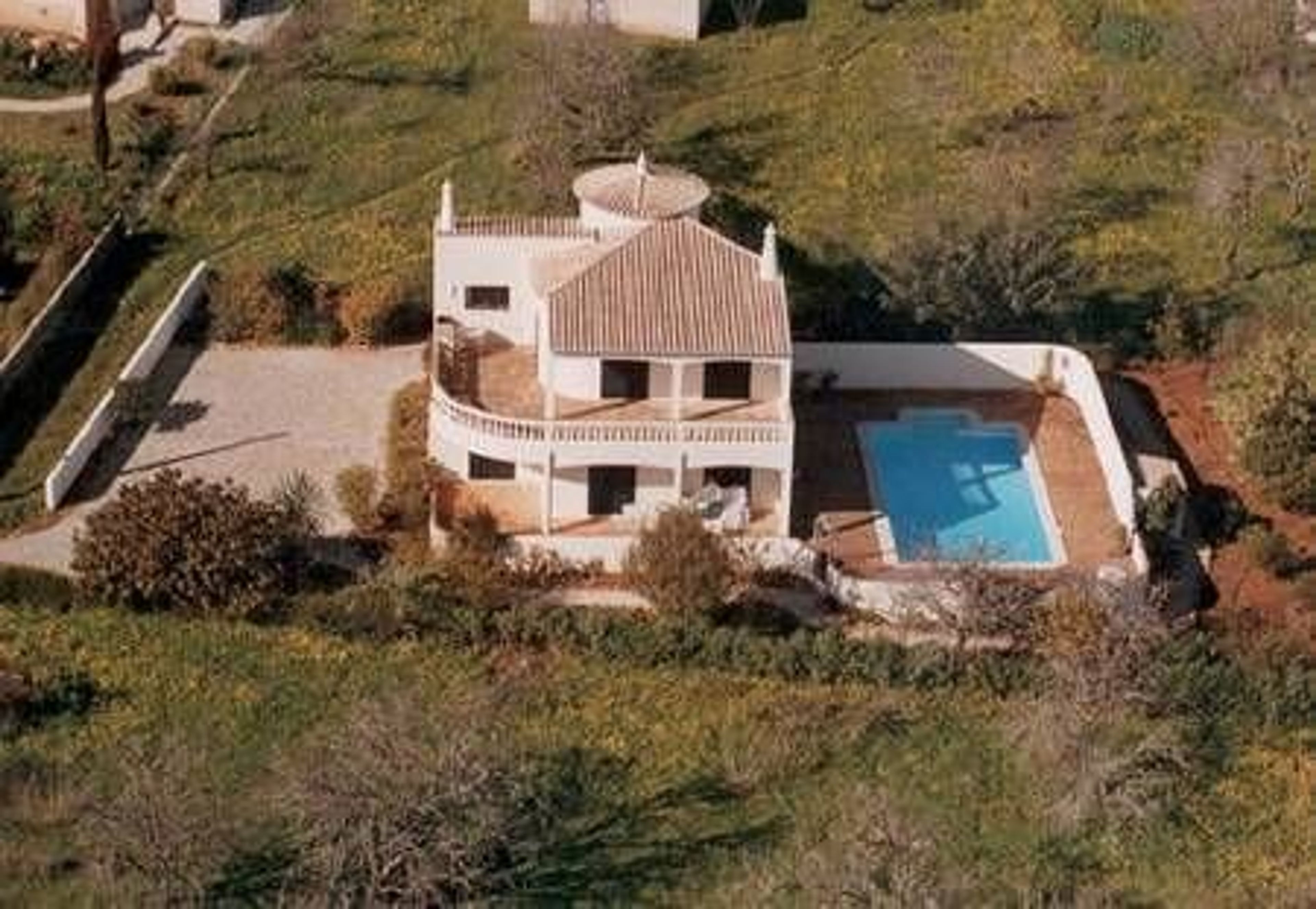 Casa Alimas from the air - taken in winter!