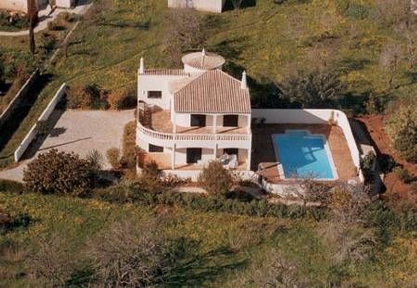 Villa in Praia da Luz, Algarve: Casa Alimas from the air - taken in winter!