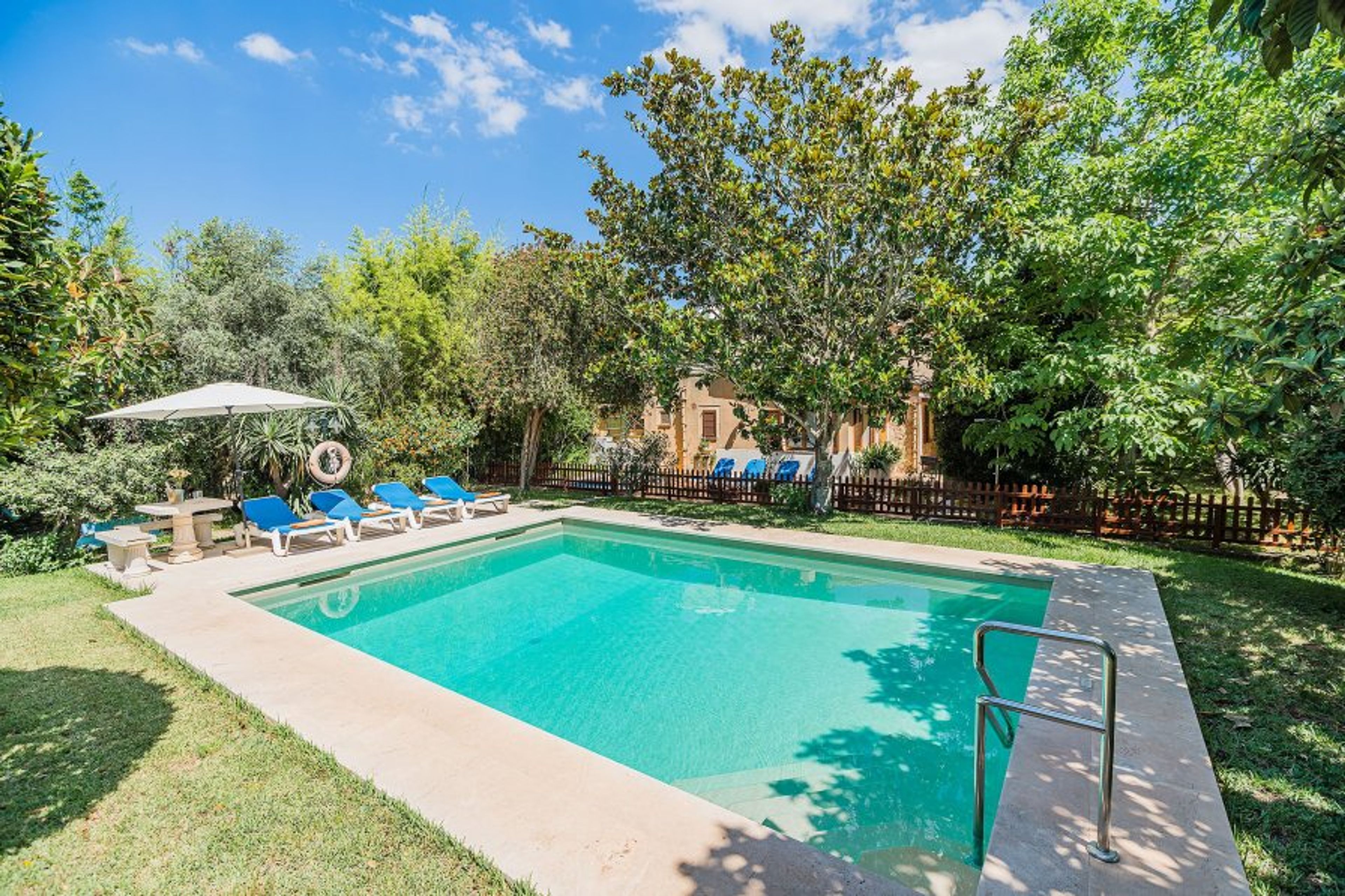 Swimming pool, Solarium and garden