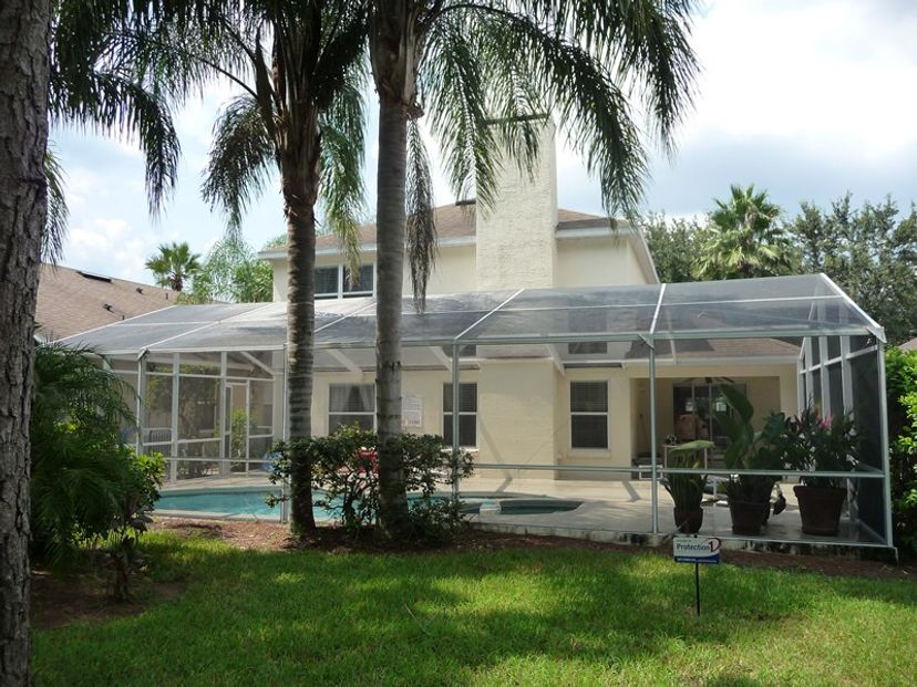 Villa in Highlands Reserve Golf course, Florida: Private South facing pool and spa