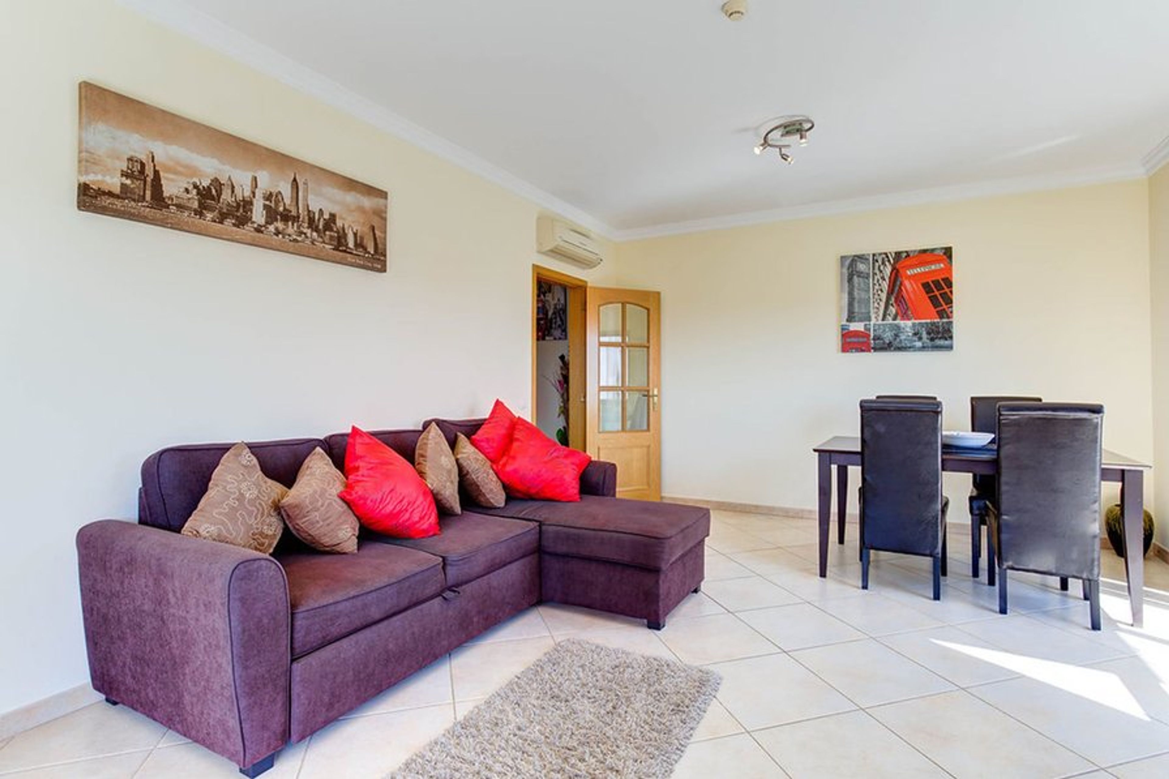 Double sofa bed sleeps 2 additional guests