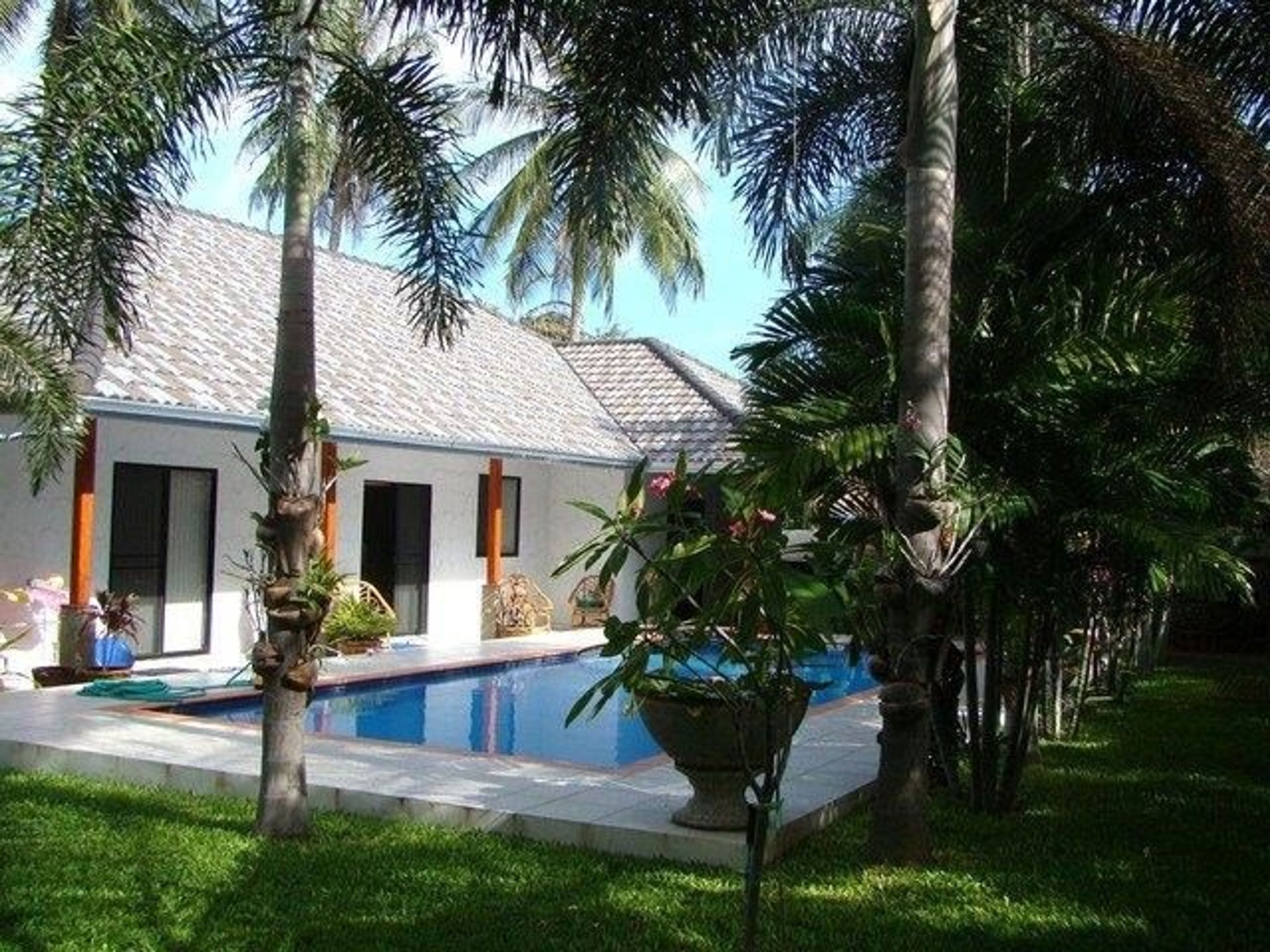 View from Garden to the Villa