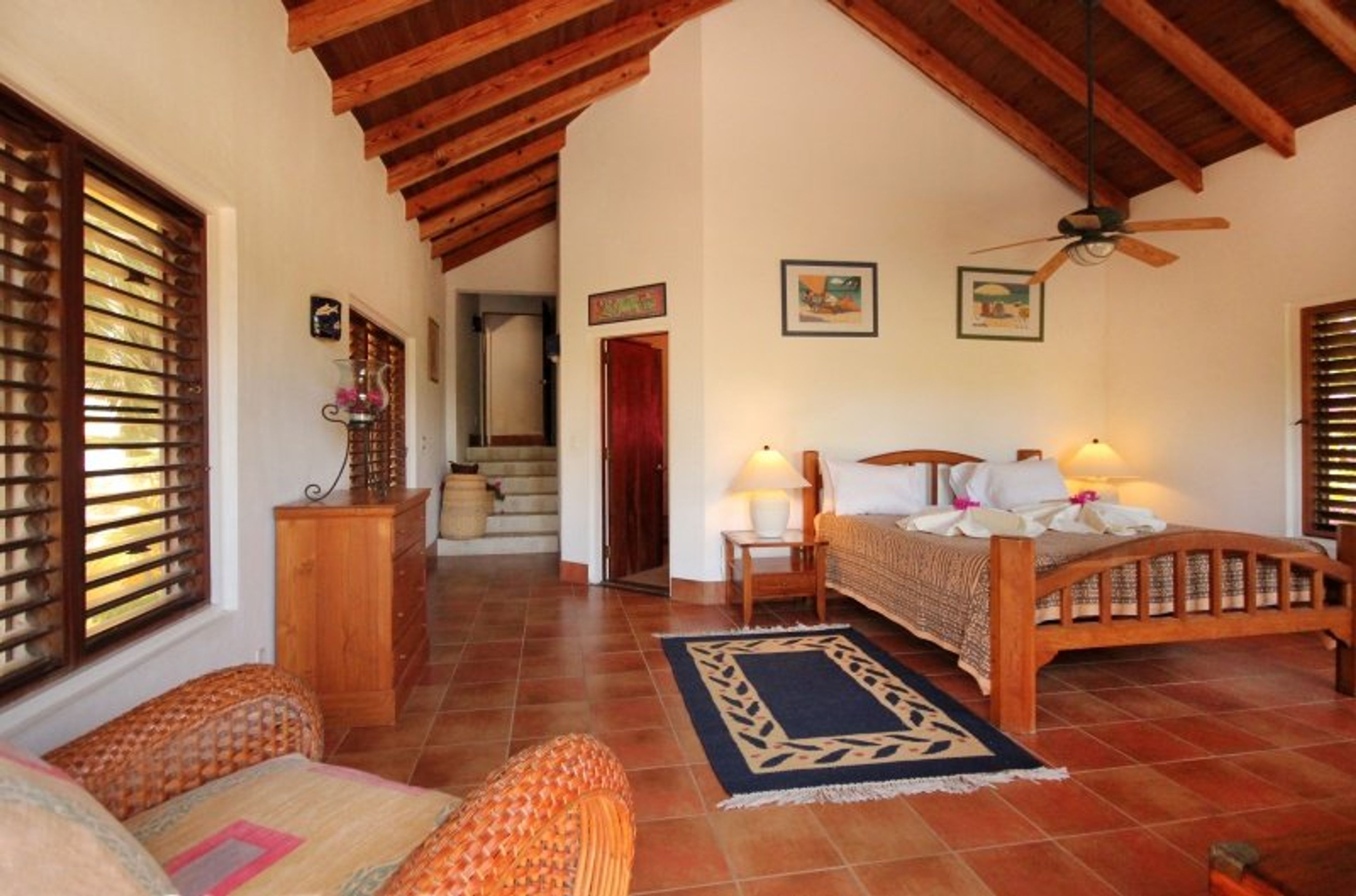 Master bedroom and ensuite