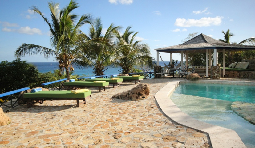 Villa in Falmouth, Antigua and Barbuda: Views to the Caribbean Sea