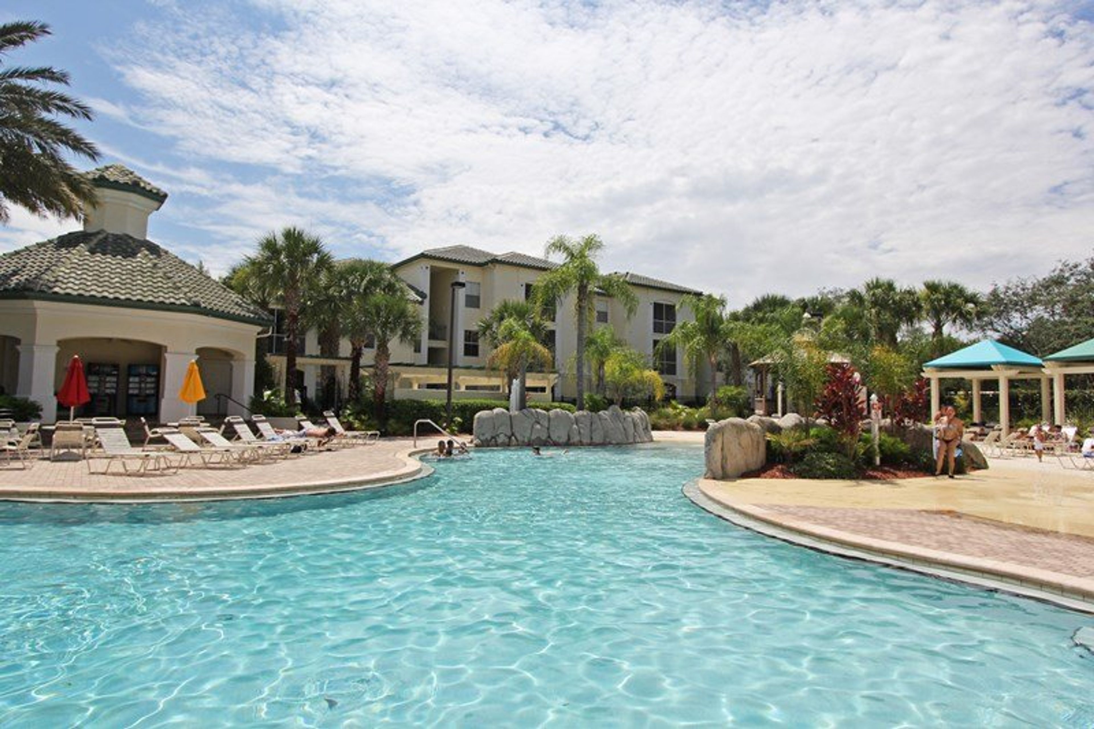 Tropical Pool at Legacy Dunes (solar heated)  Gently shelving entry.