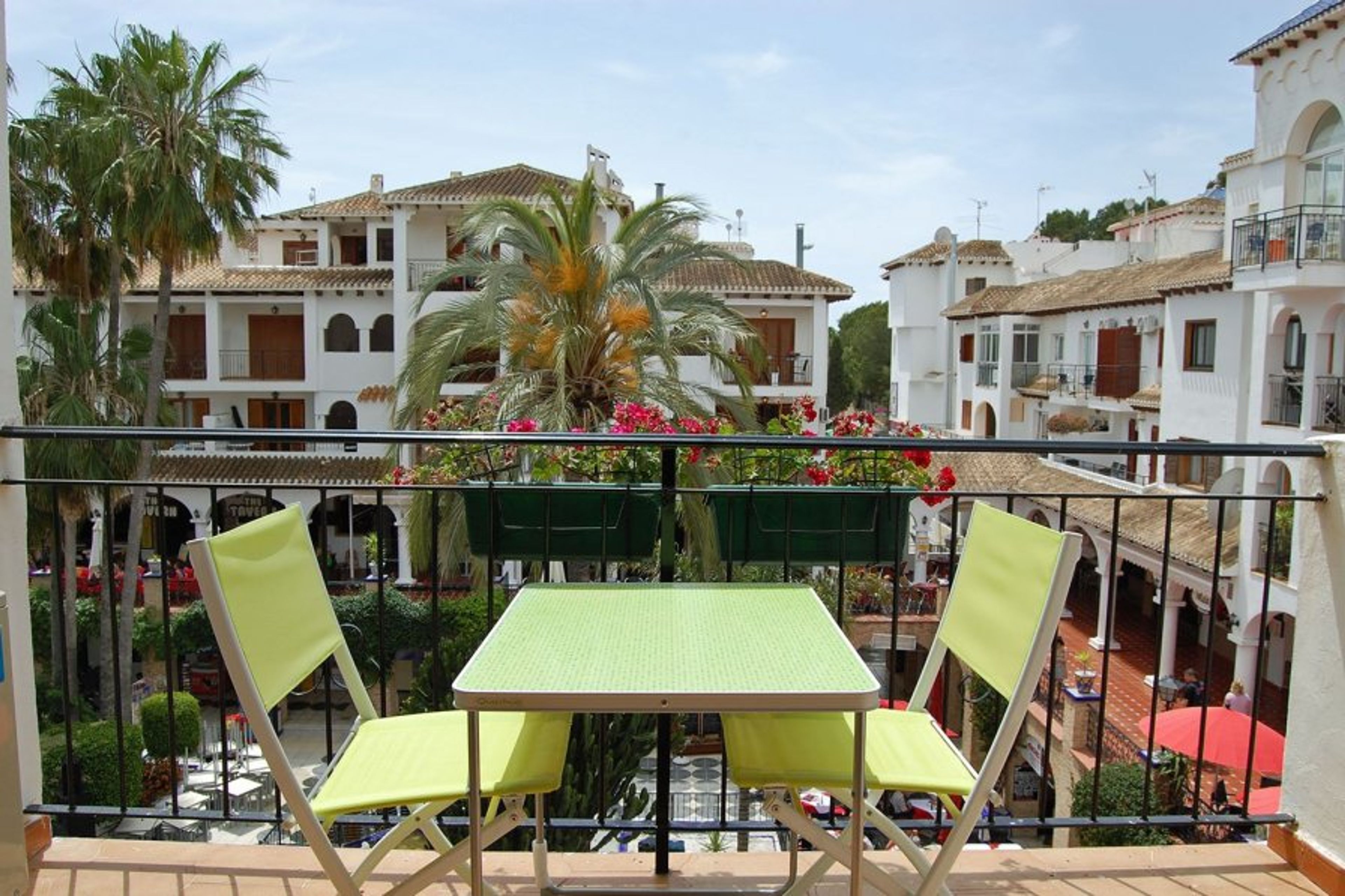 Balcony views into Villamartin Plaza