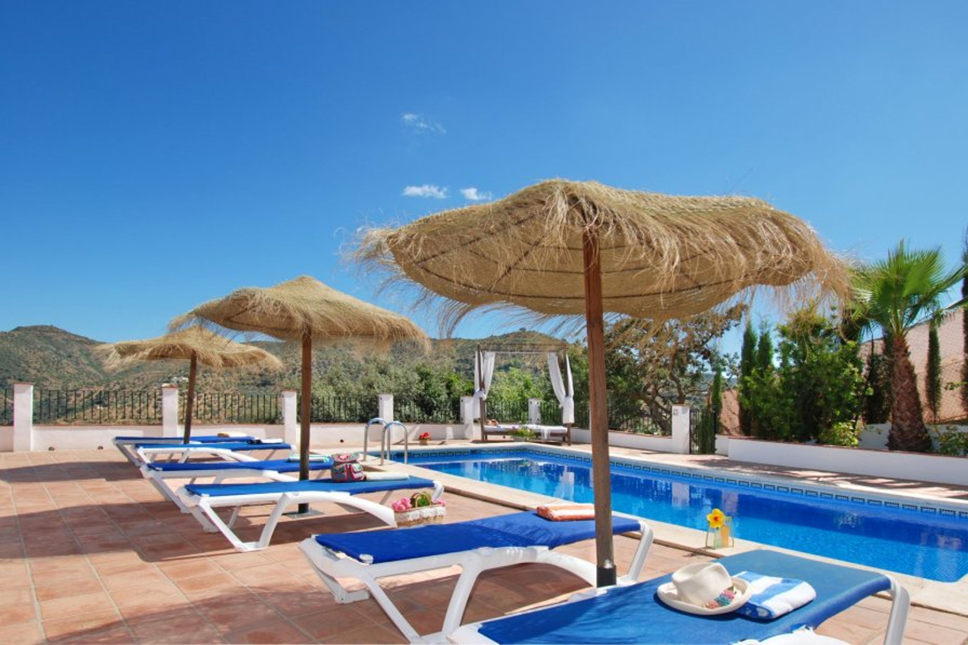 Good sized pool with excellent shady areas. 