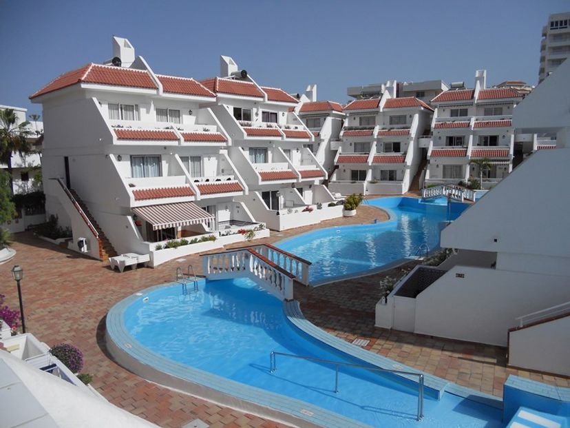 Apartment in Playa de las Américas, Tenerife: View from the balcony
