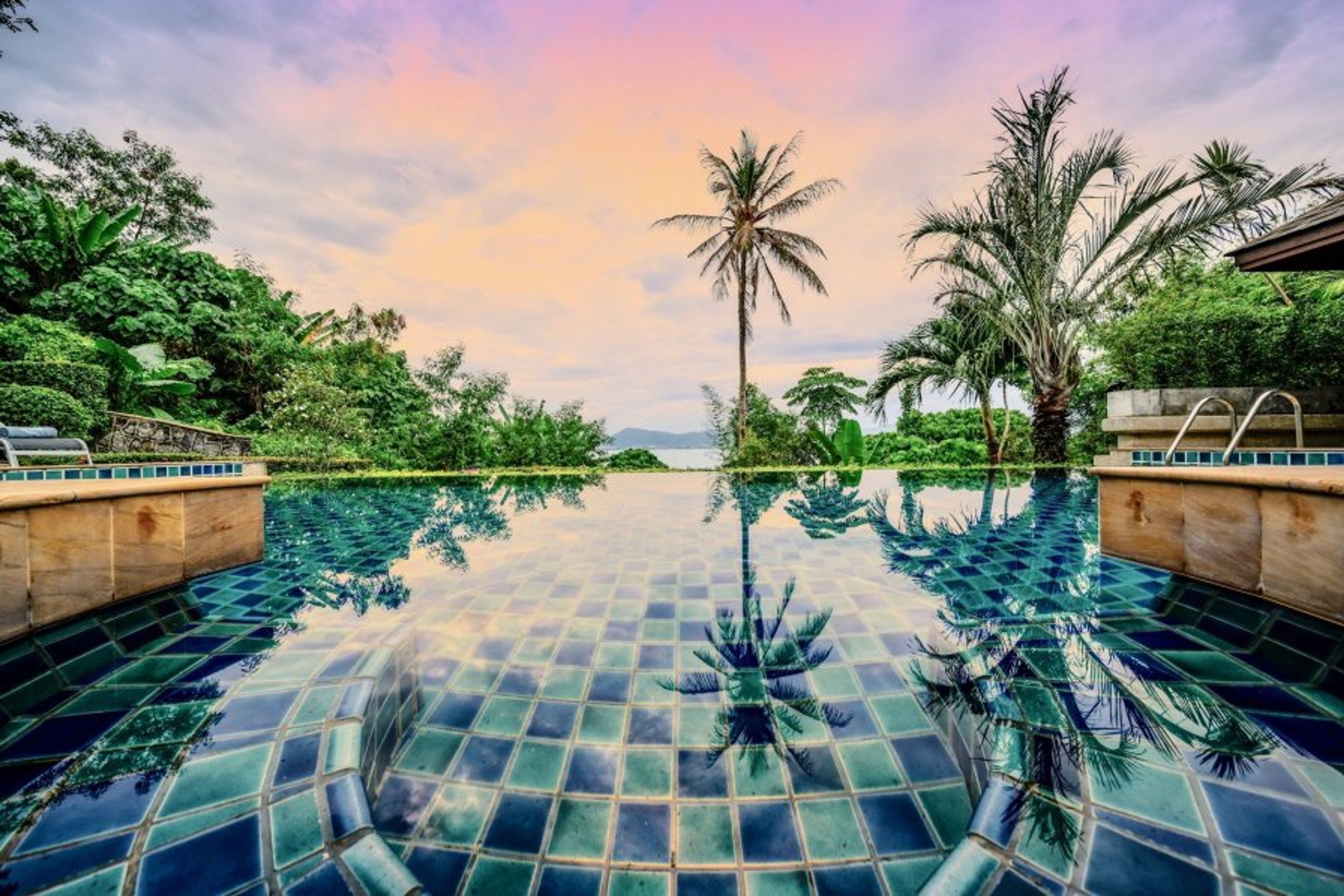 Enjoy views of Chalong Bay & Big Bhudda relaxing in infinity pool