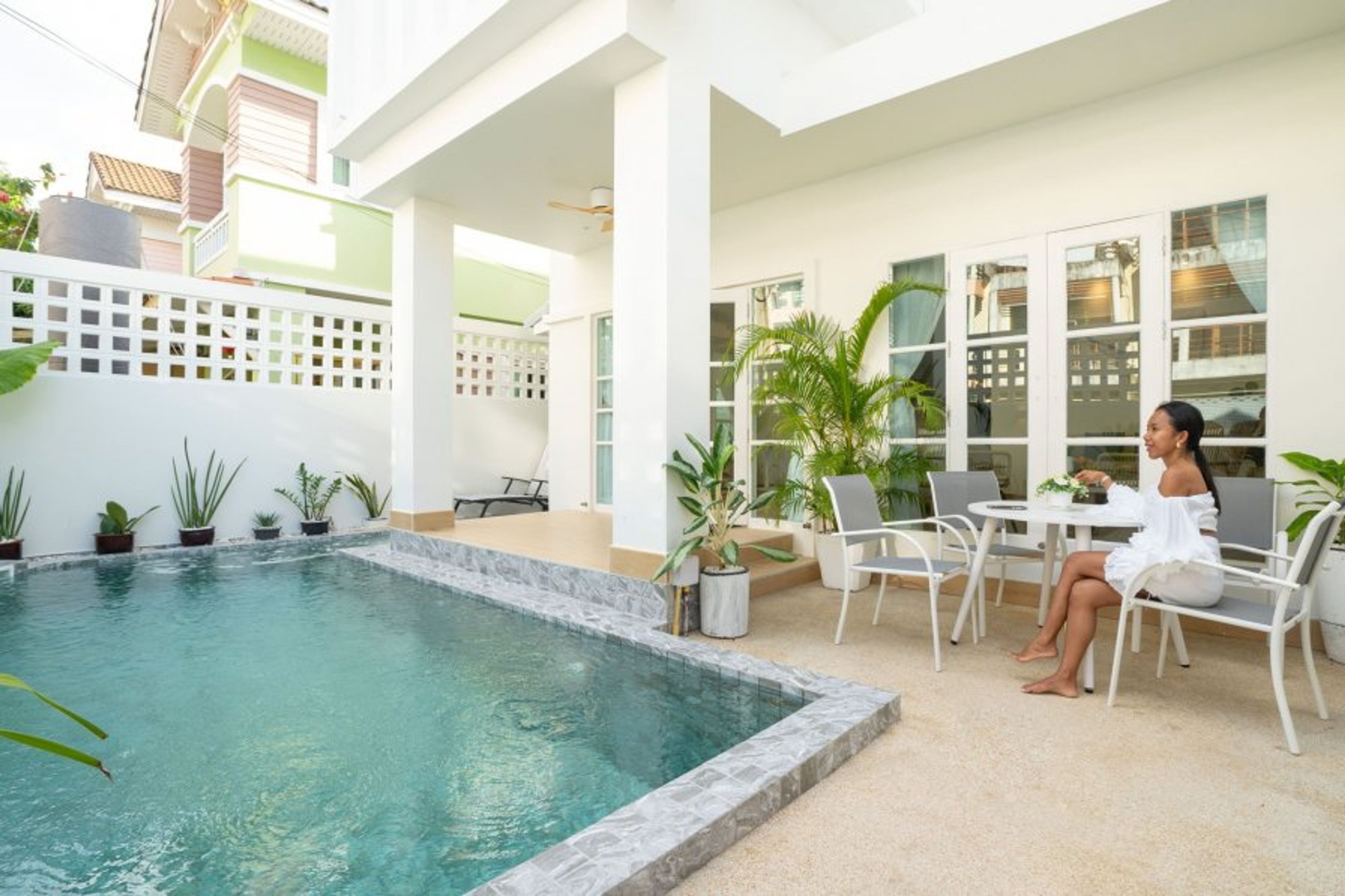 villa with private pool