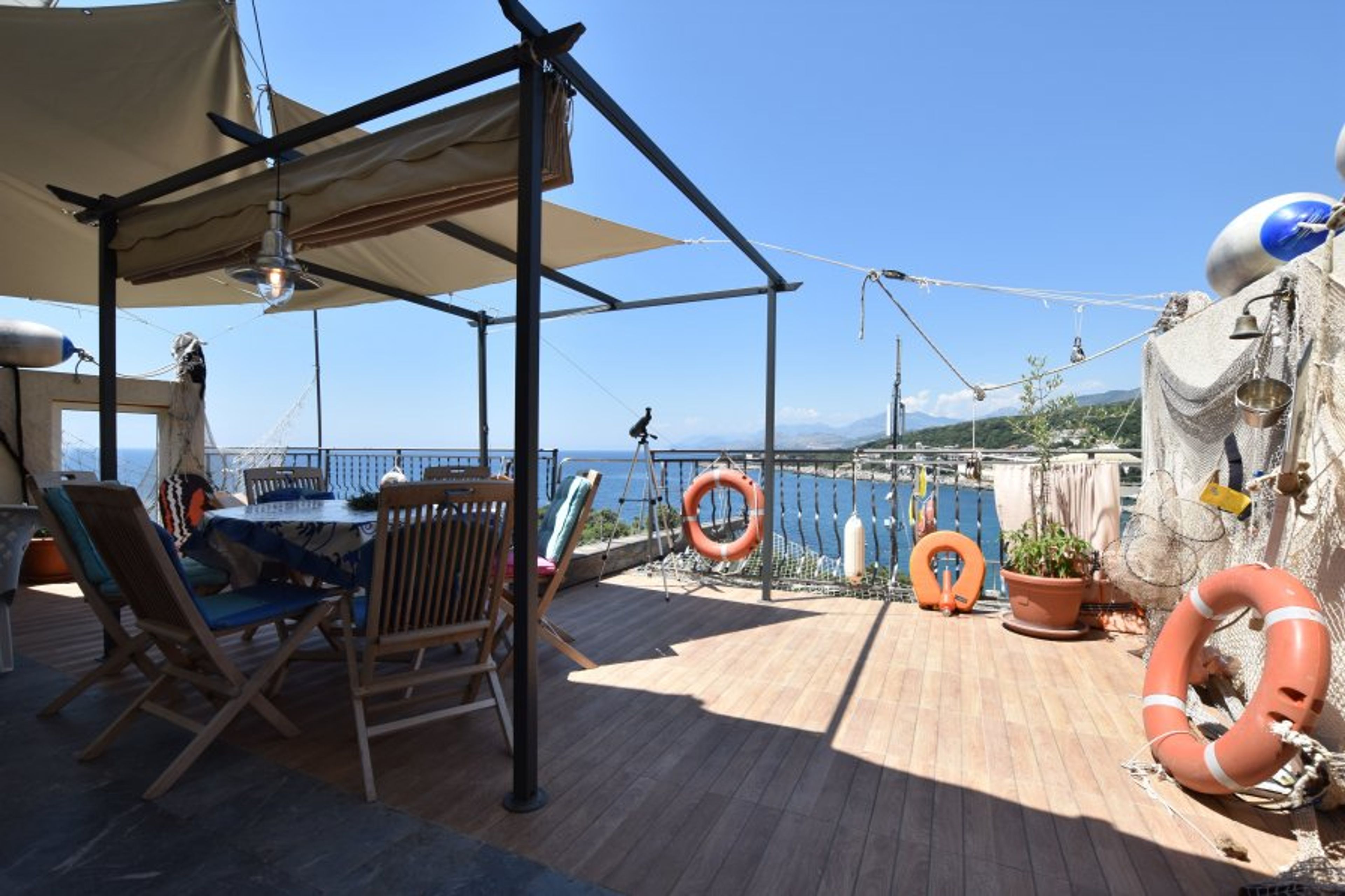Terrace with a great sea view
