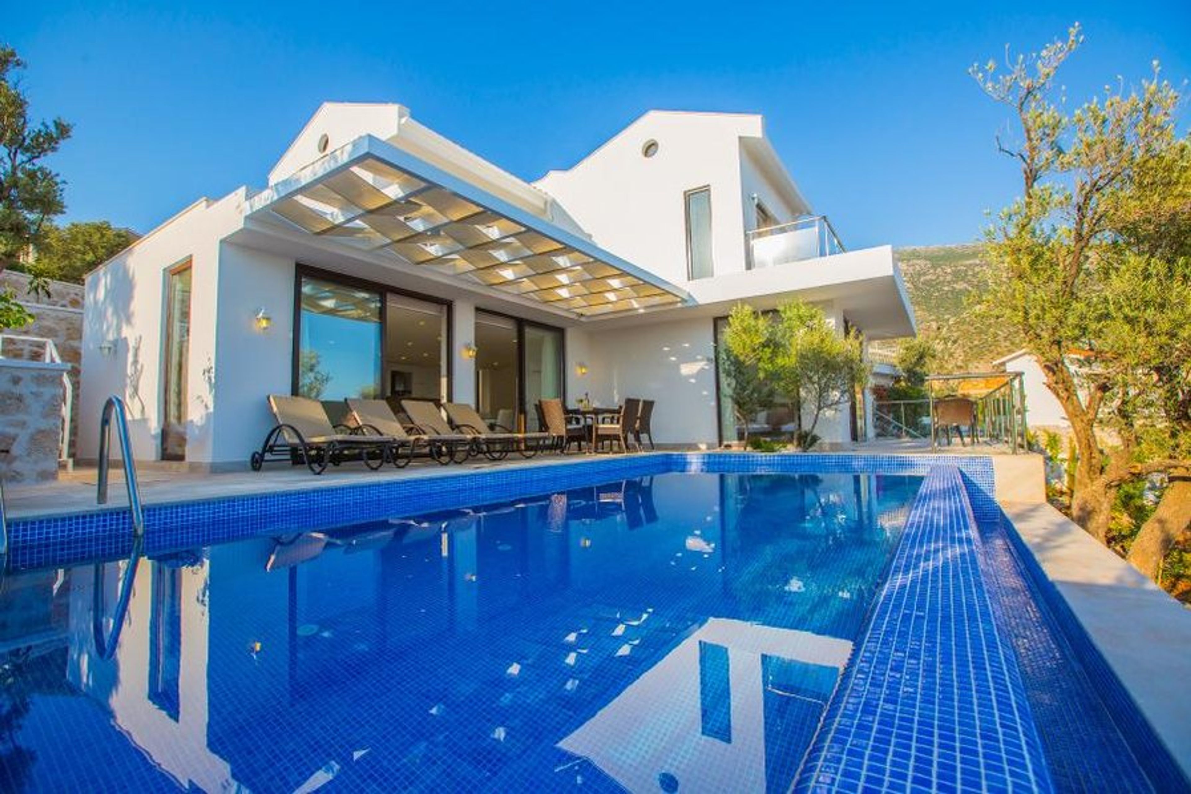 Holiday villa rental in Kalkan with seaview, honeymoon villa, luxury 