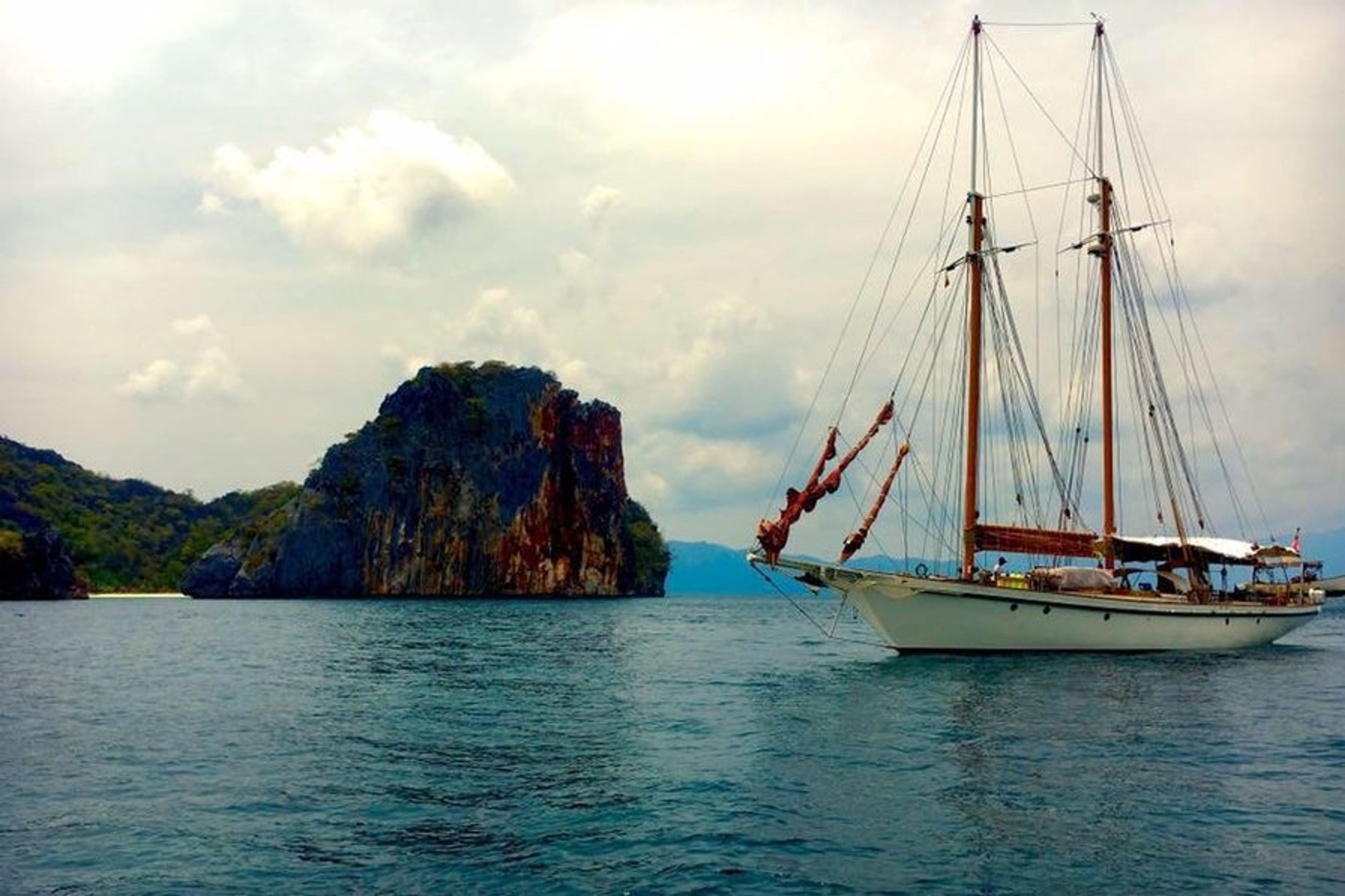 Schooner Dallinghoo in Myanmar