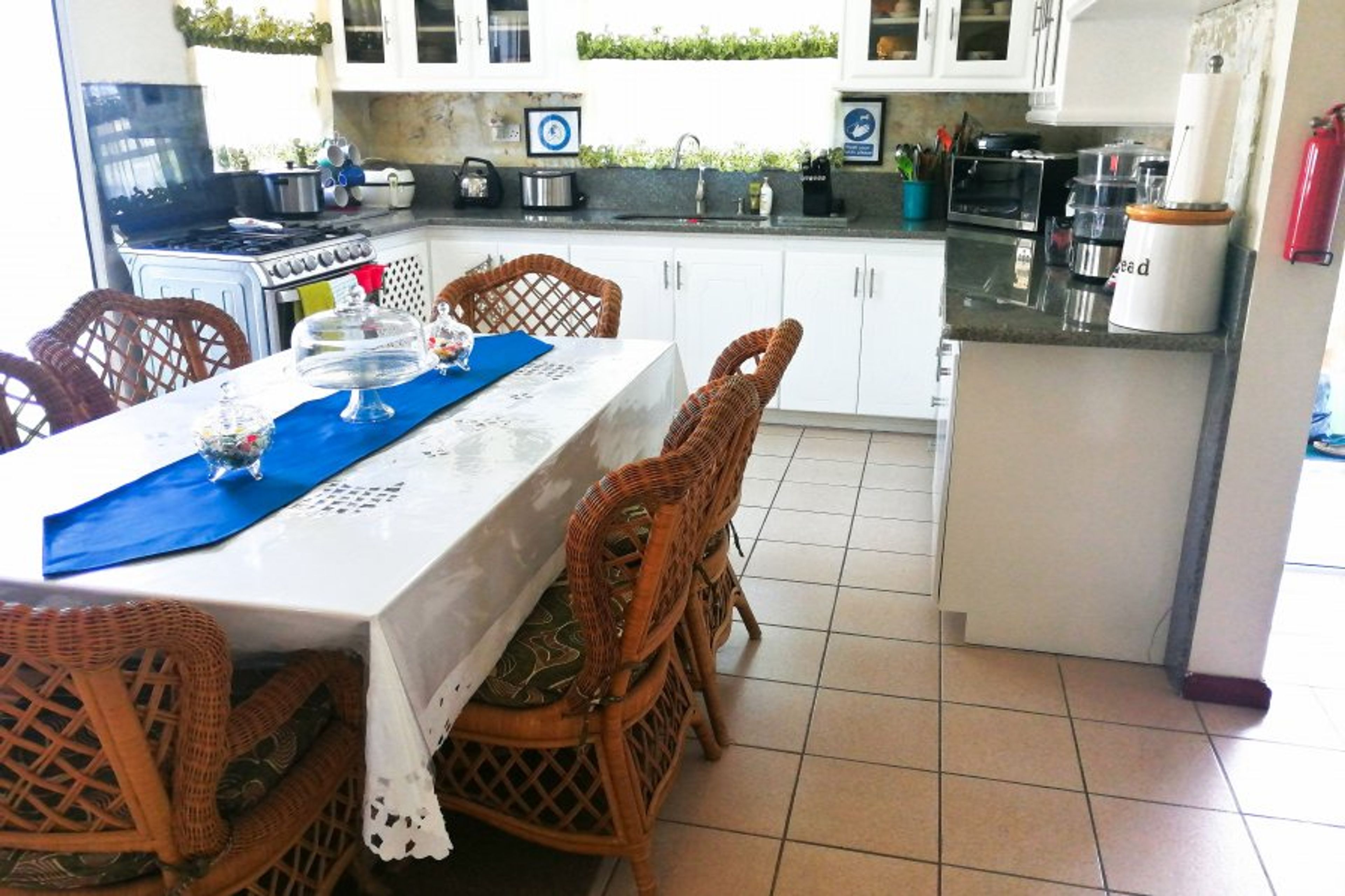 Kitchen containing all equipment and utensils.