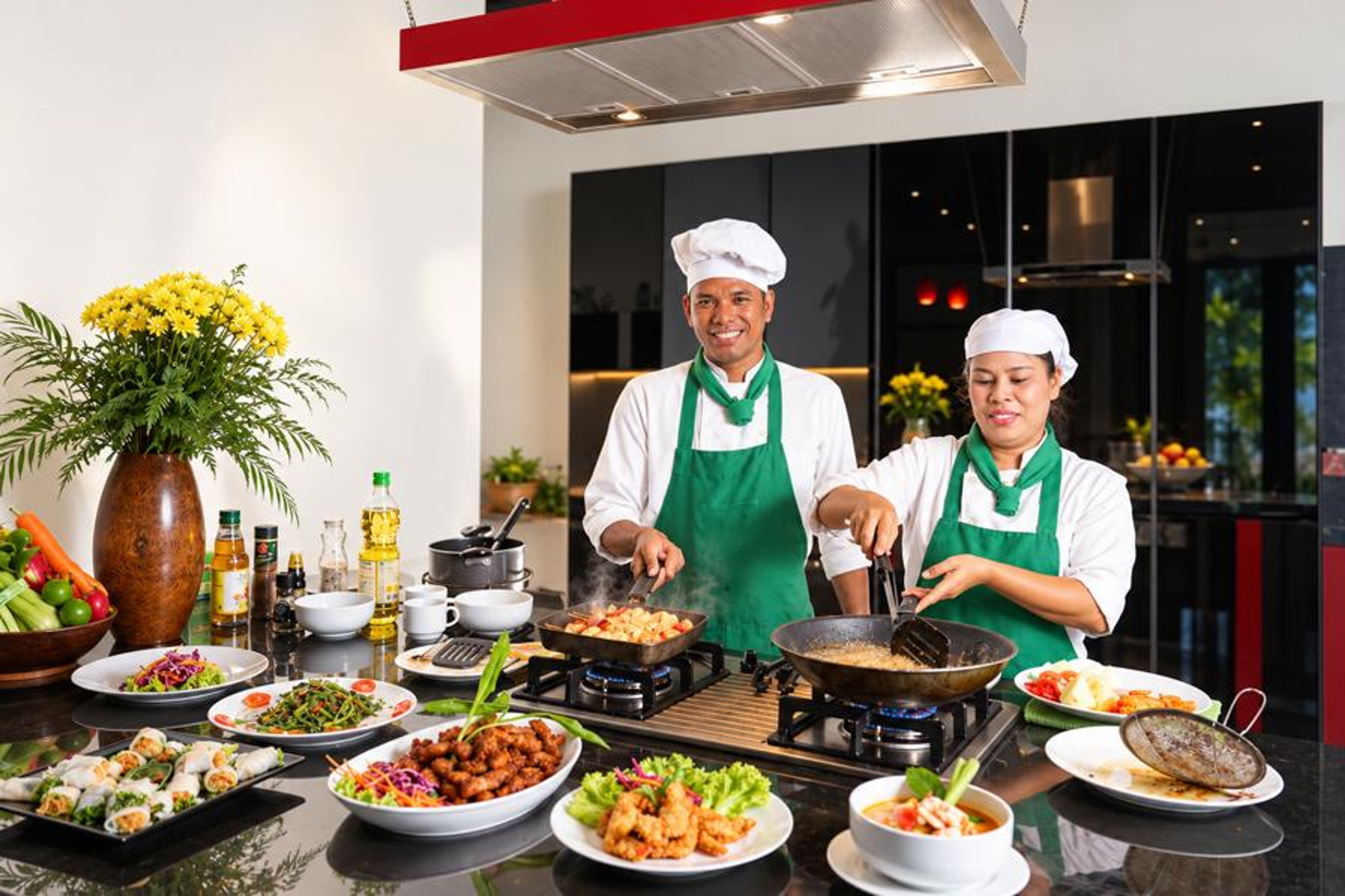 Private chef Thai additional food available