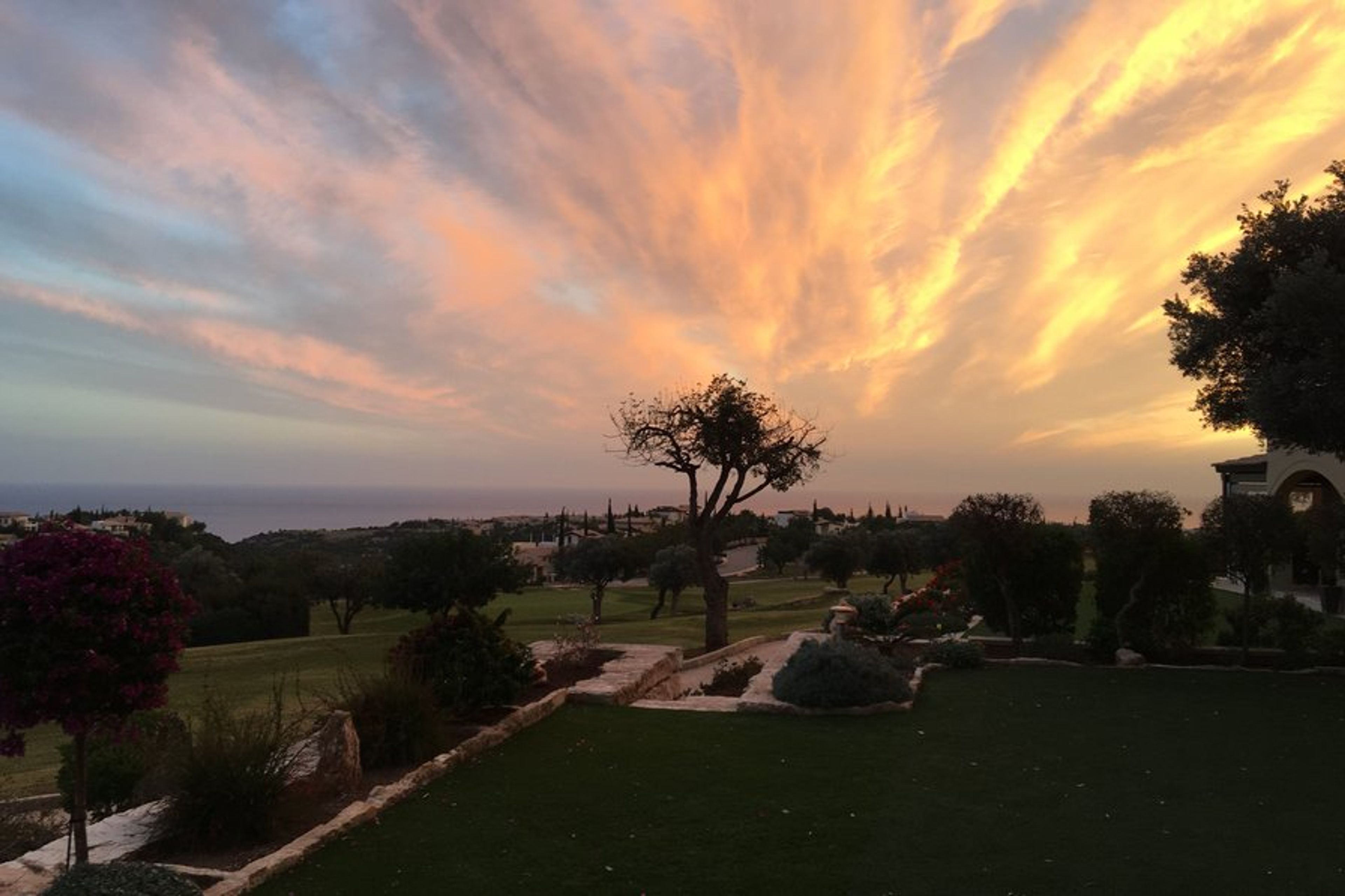 Sunset View From C01's Private Garden