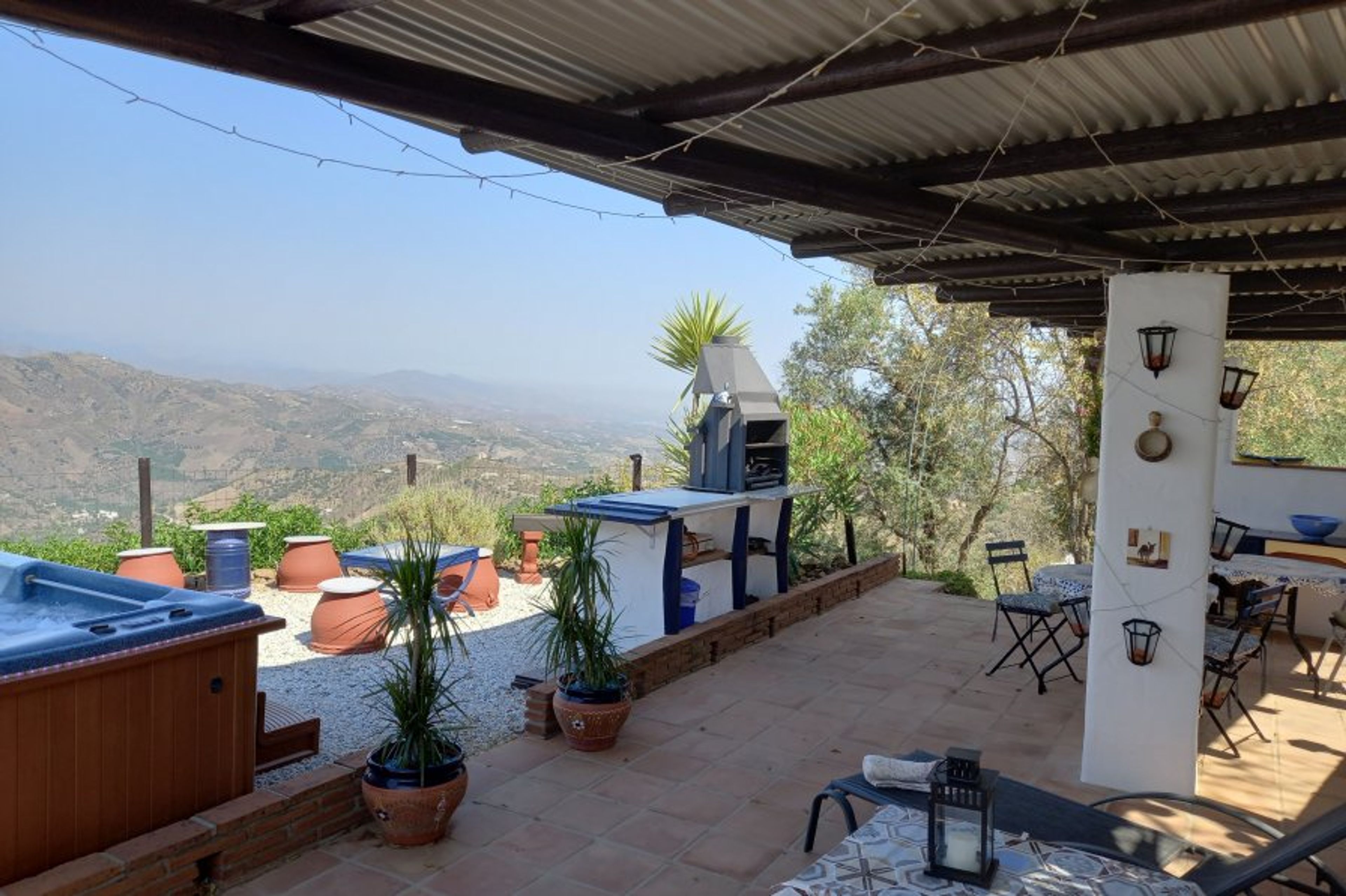 BBQ and dining area