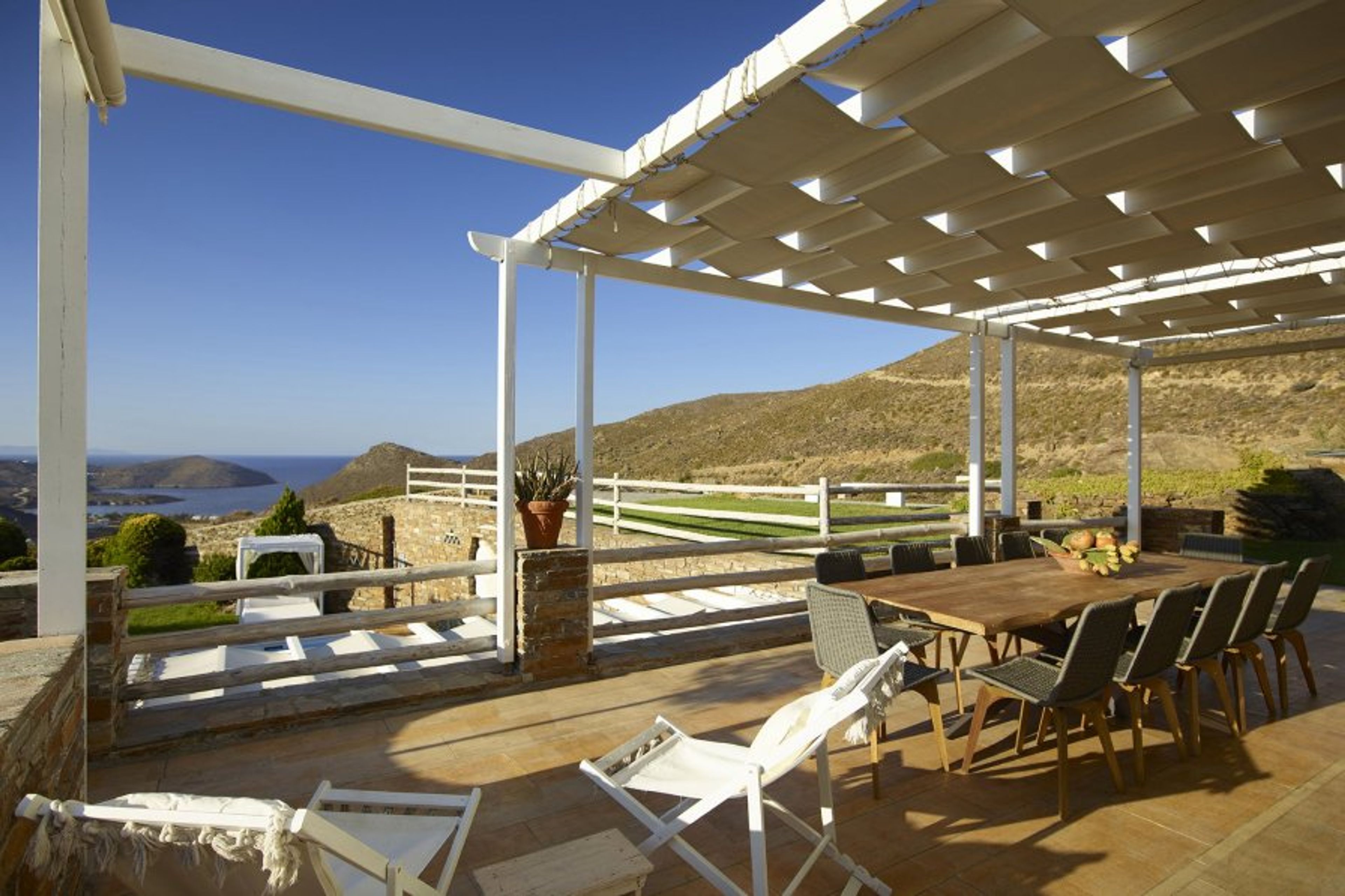 Spacious sunny veranda