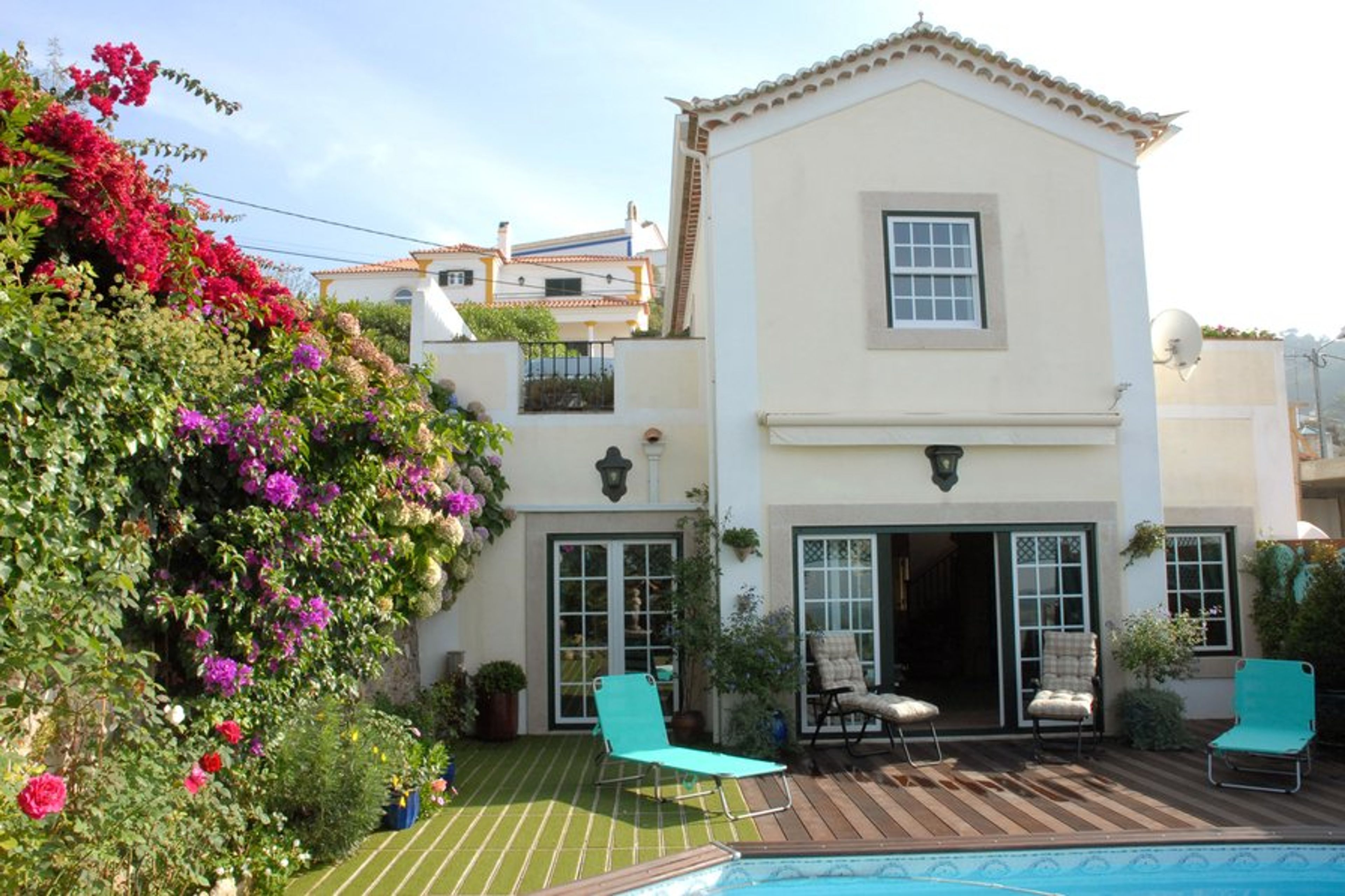 Villa with pool and garden area