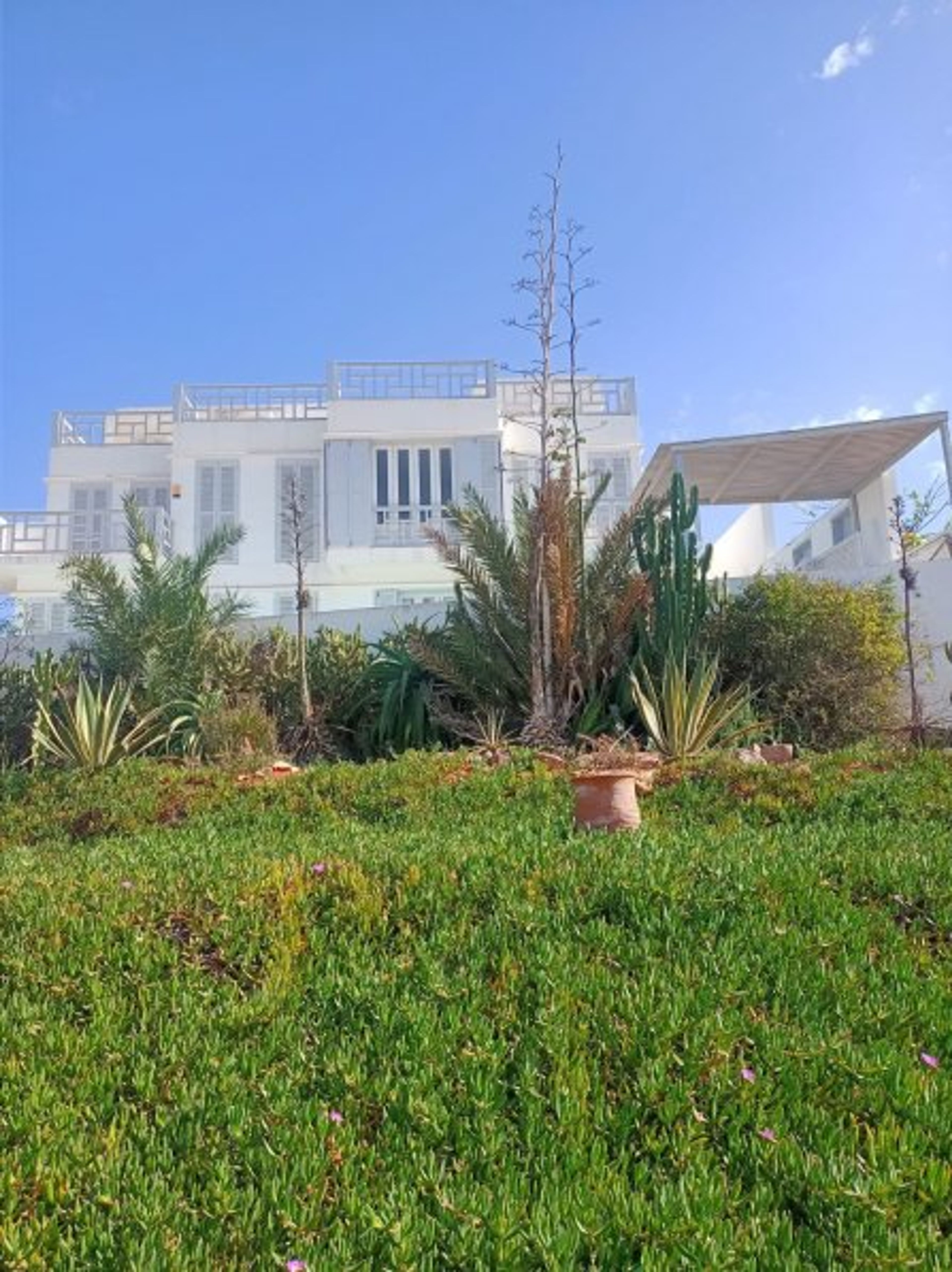 Villa from garden
