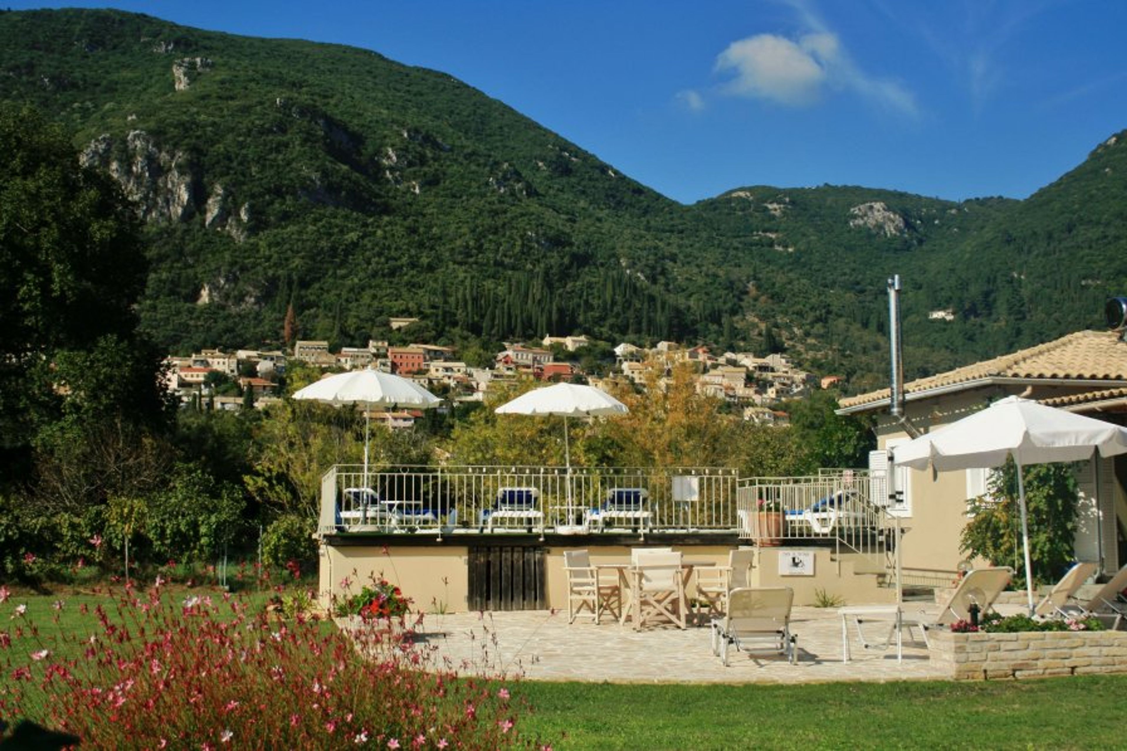 The view of the village