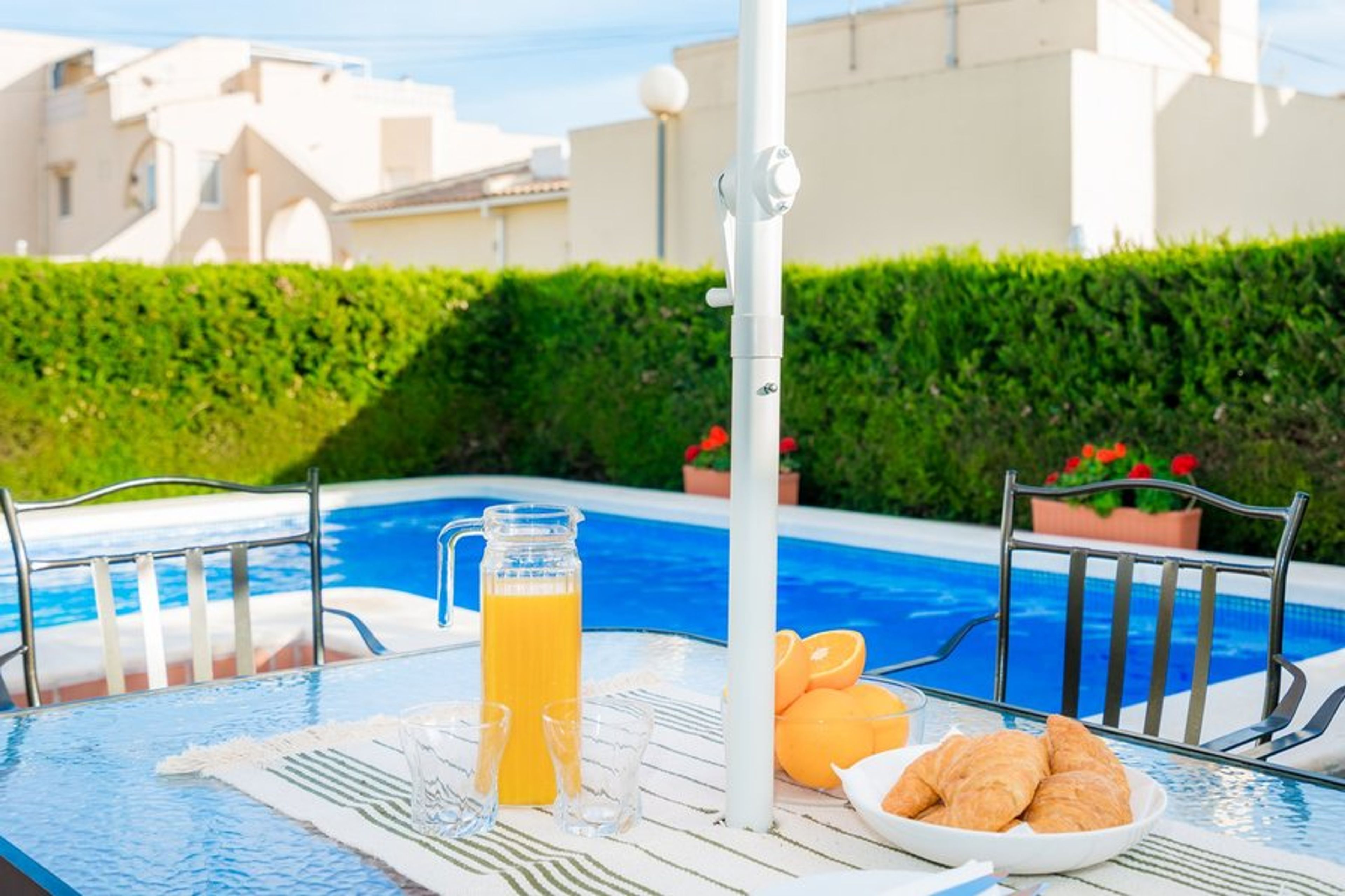 Breakfast by the Pool