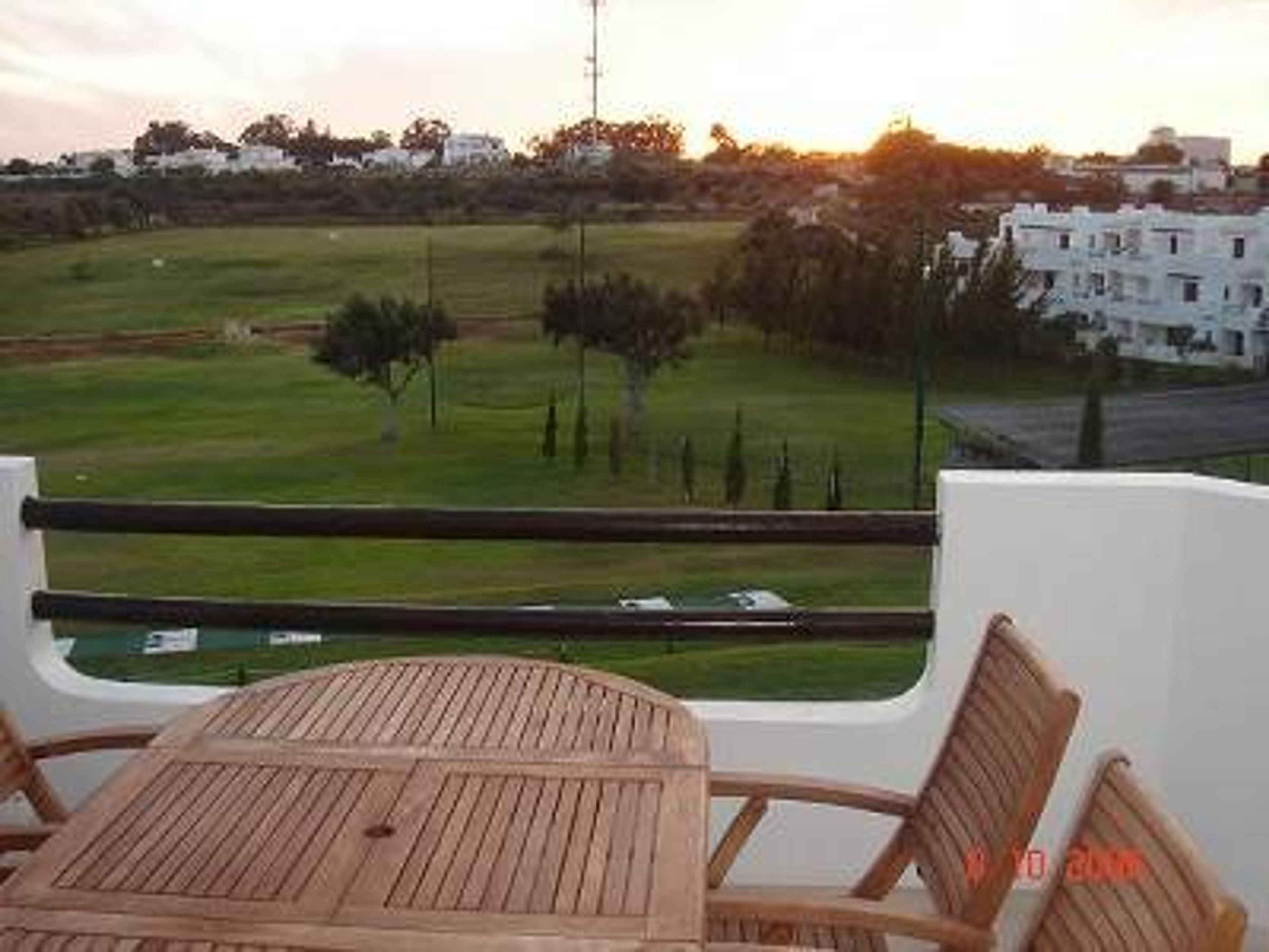 Balcony view on to driving range