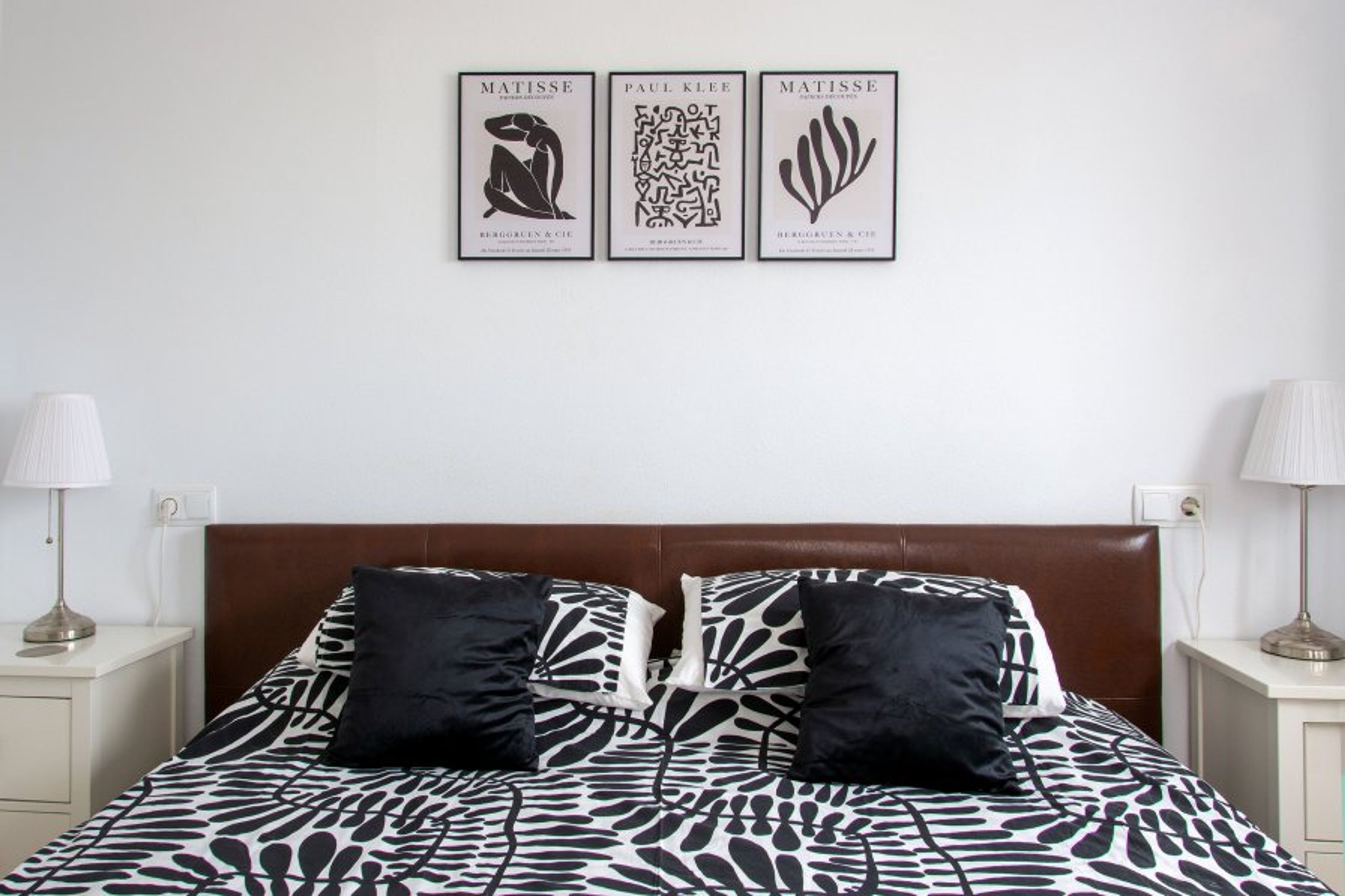 The main bedroom is upstairs.