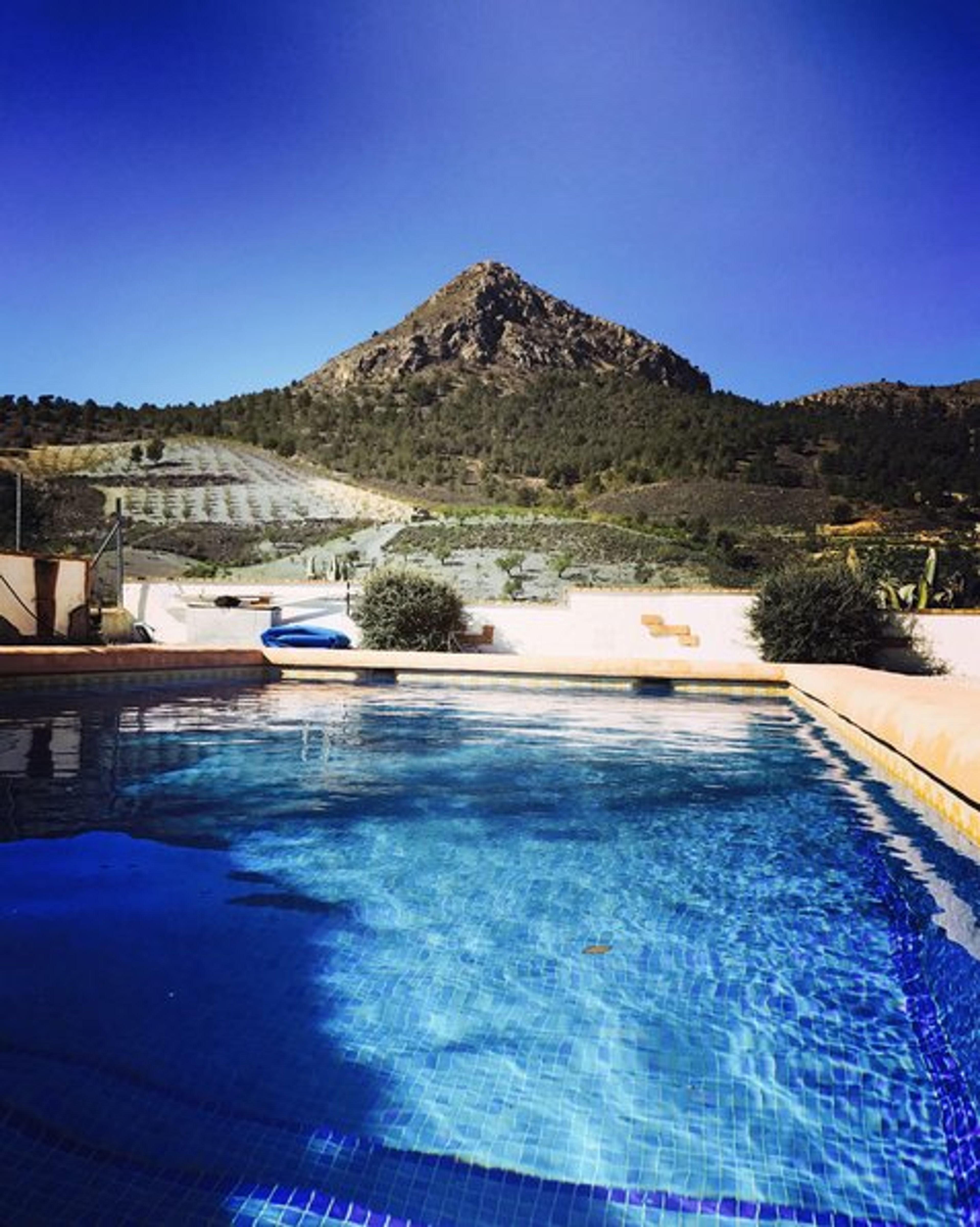 View from the private pool 