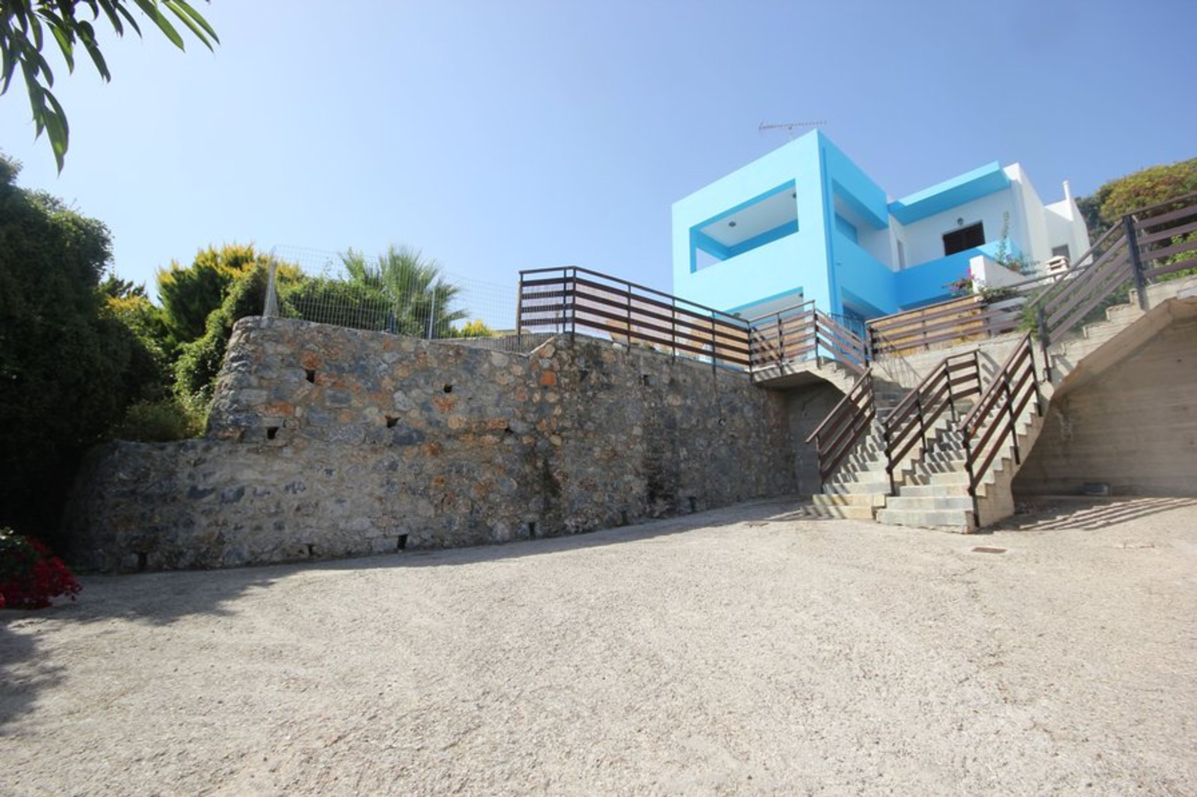 Front of Villa with parking for 3 cars & stunning views and own pool