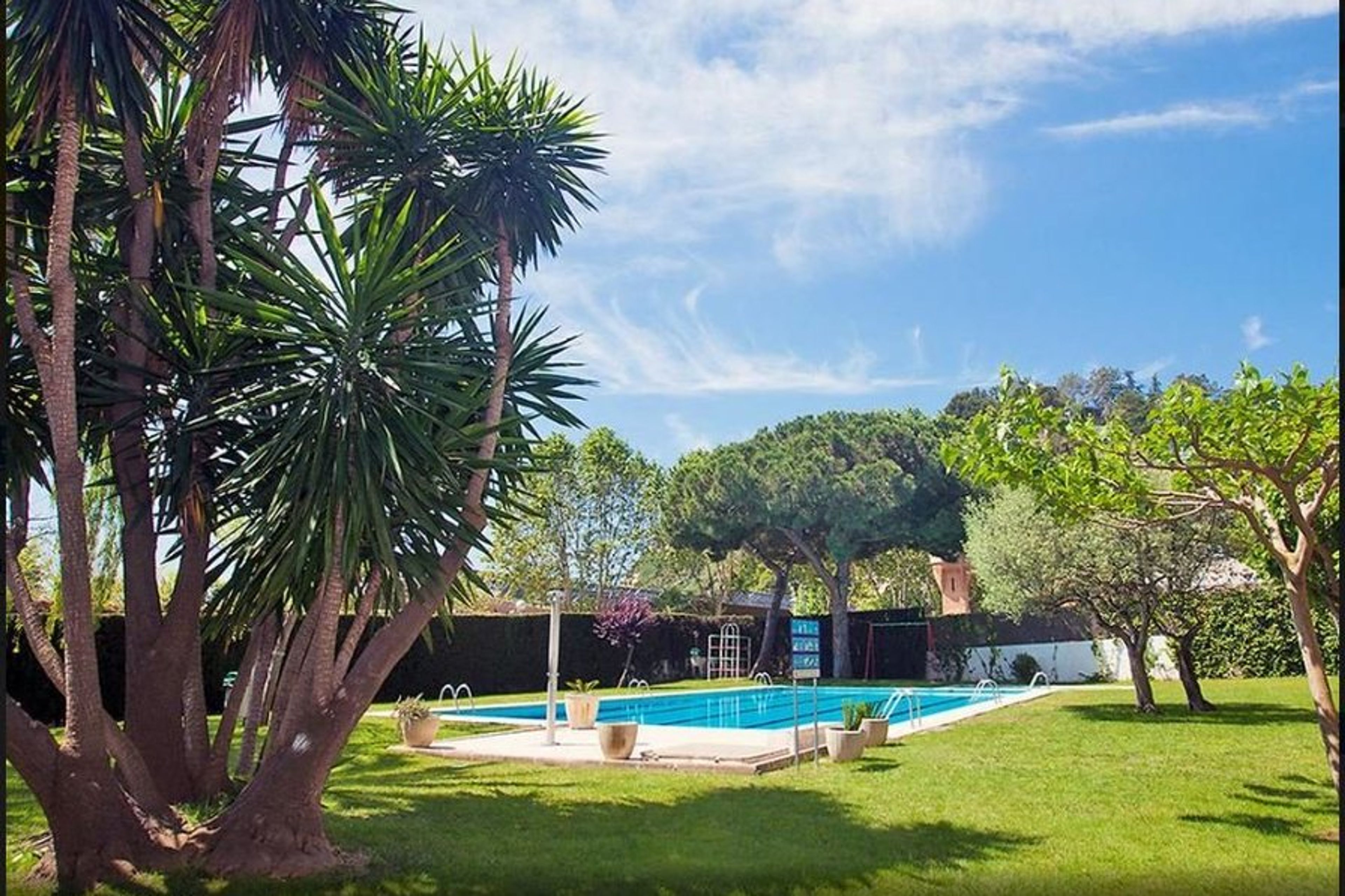 Pool and relaxing area.