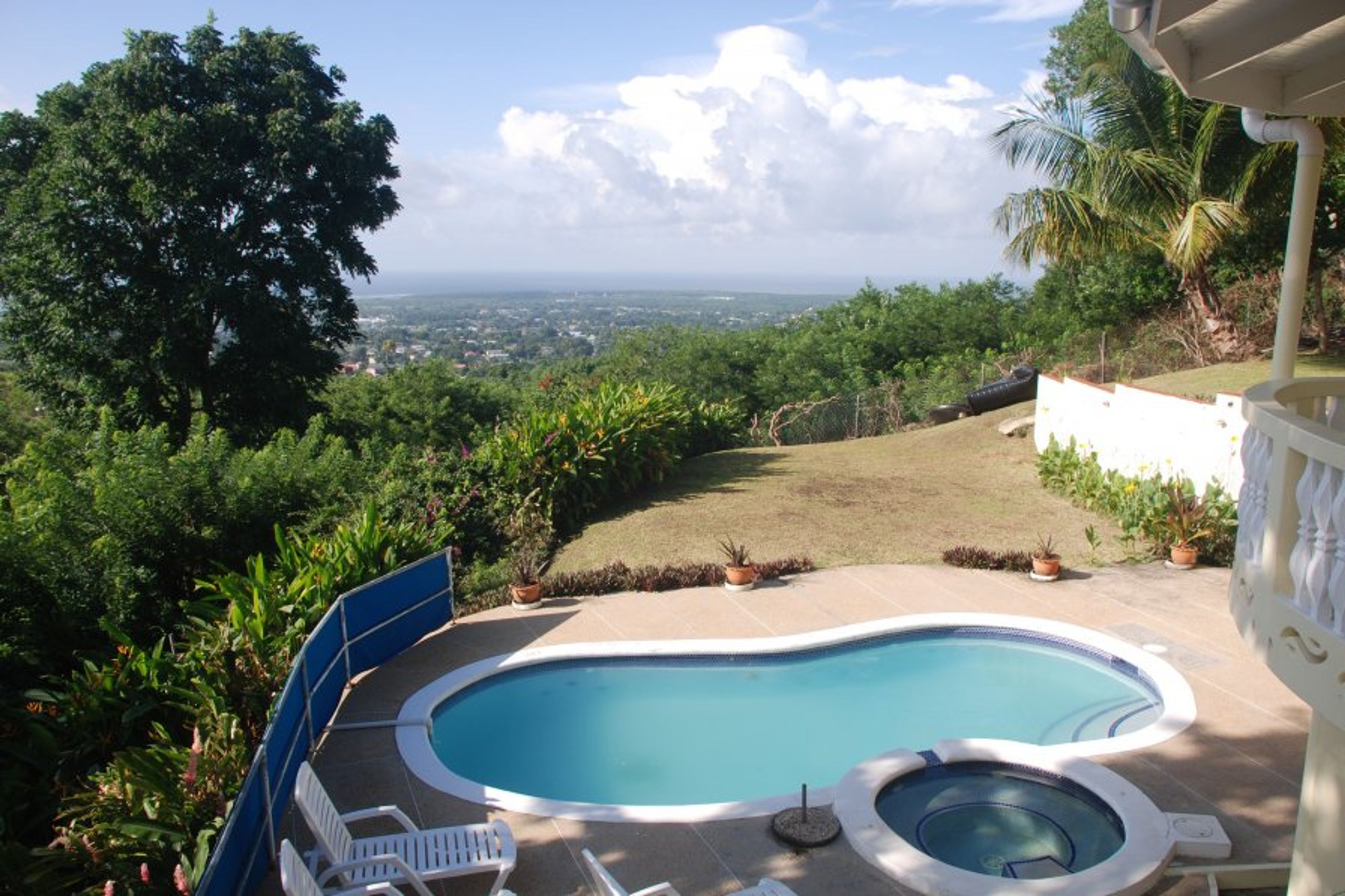 pool and hot tub