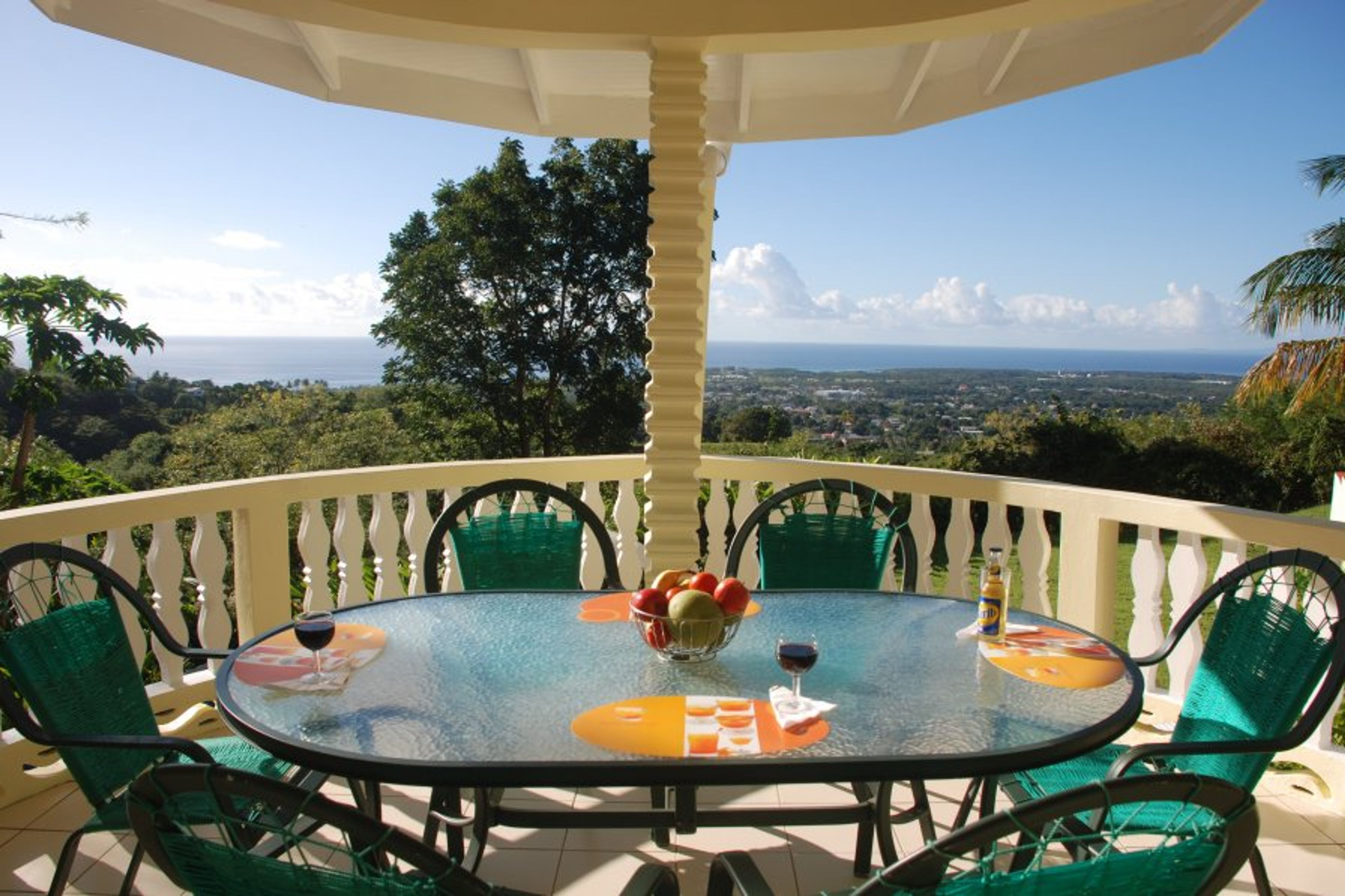 balcony showing views