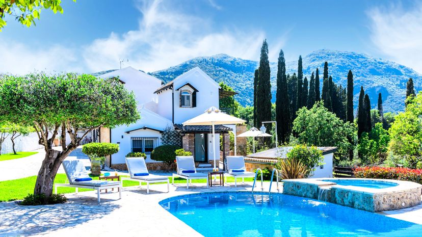 Villa in Achillion, Corfu