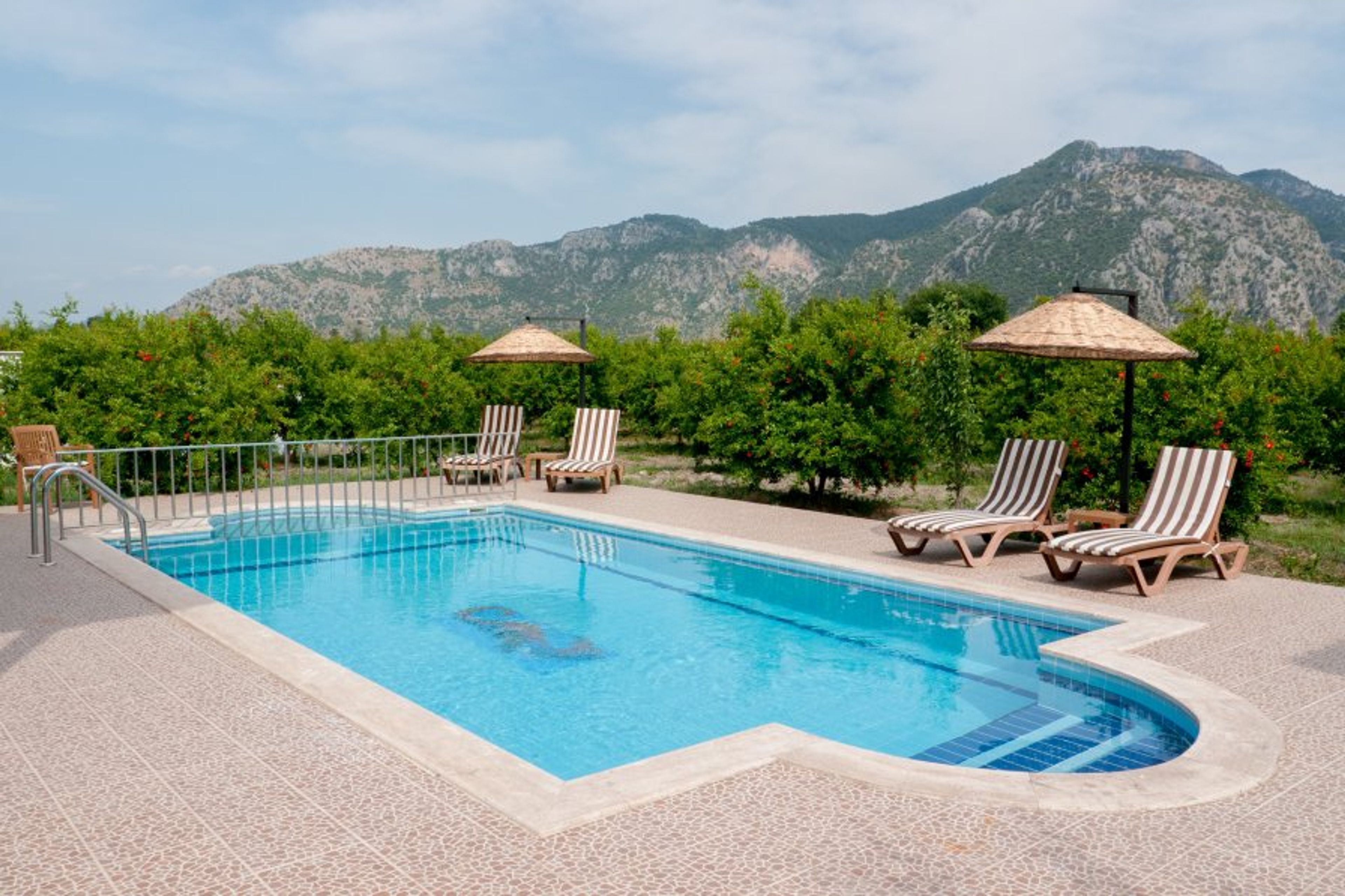 View of Villa Artemis pool
