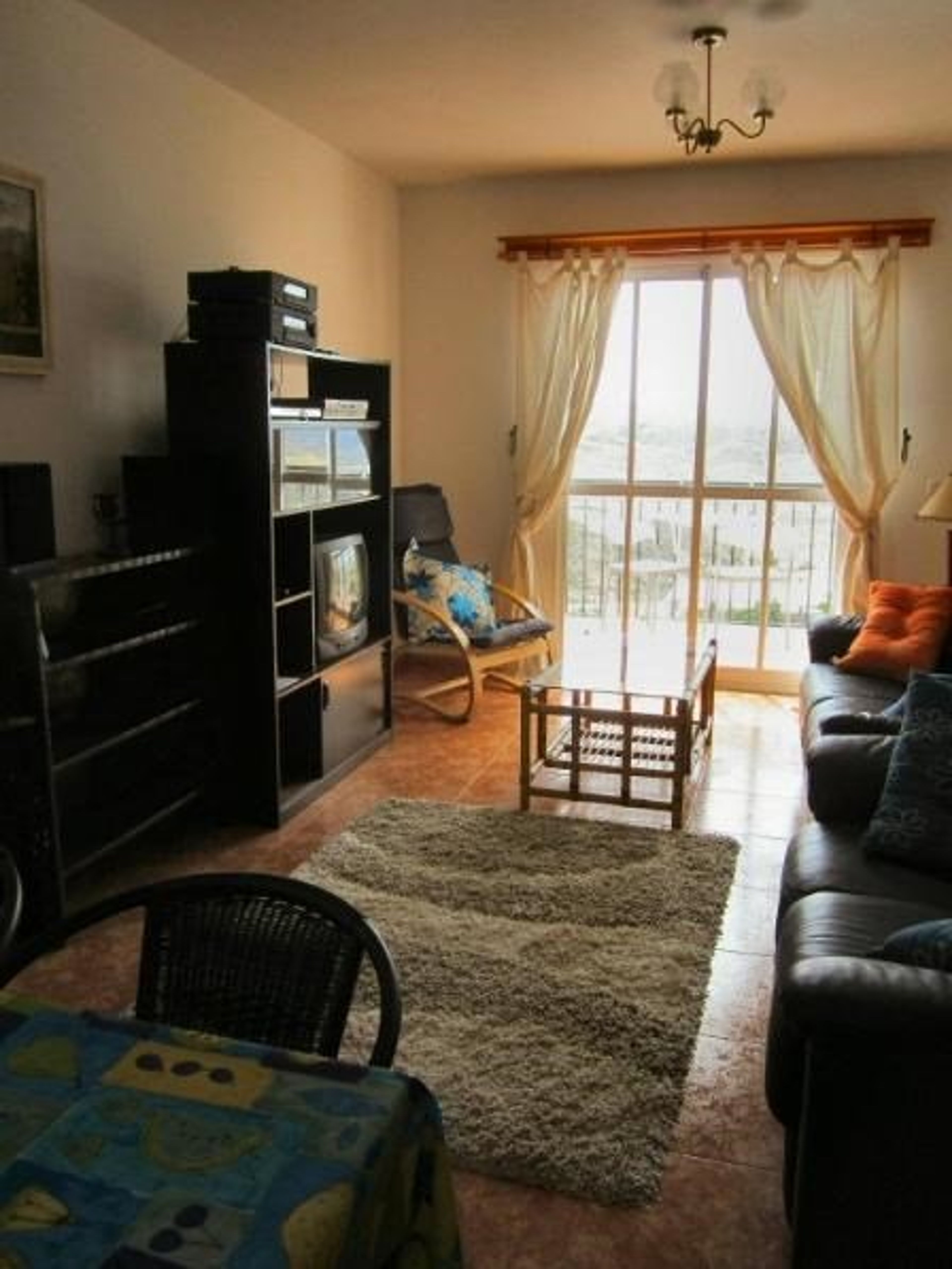 A view of the living room towards the main terrace