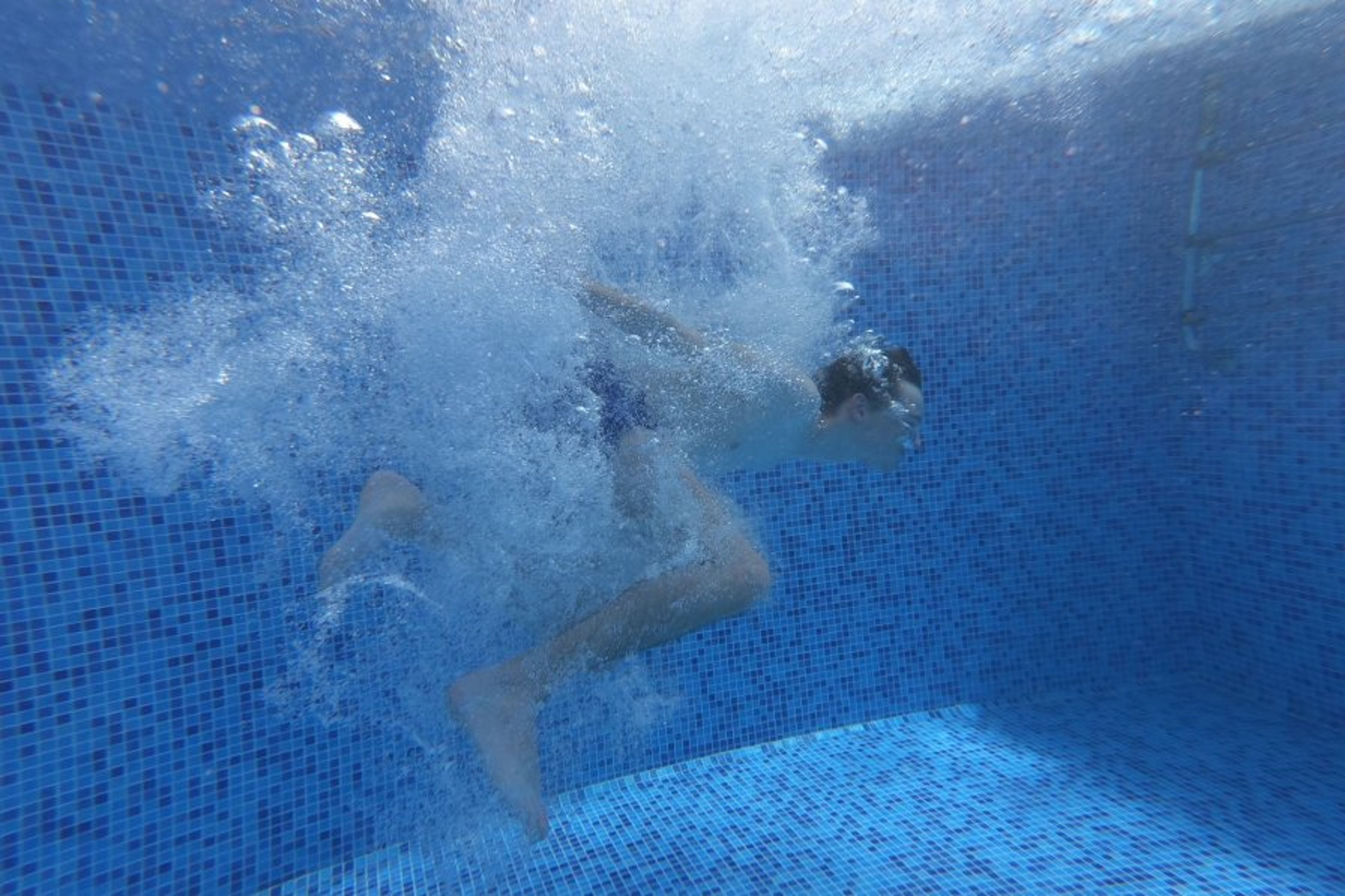 Lovely pool exclusive to you.  Jump in the water is waiting for you.